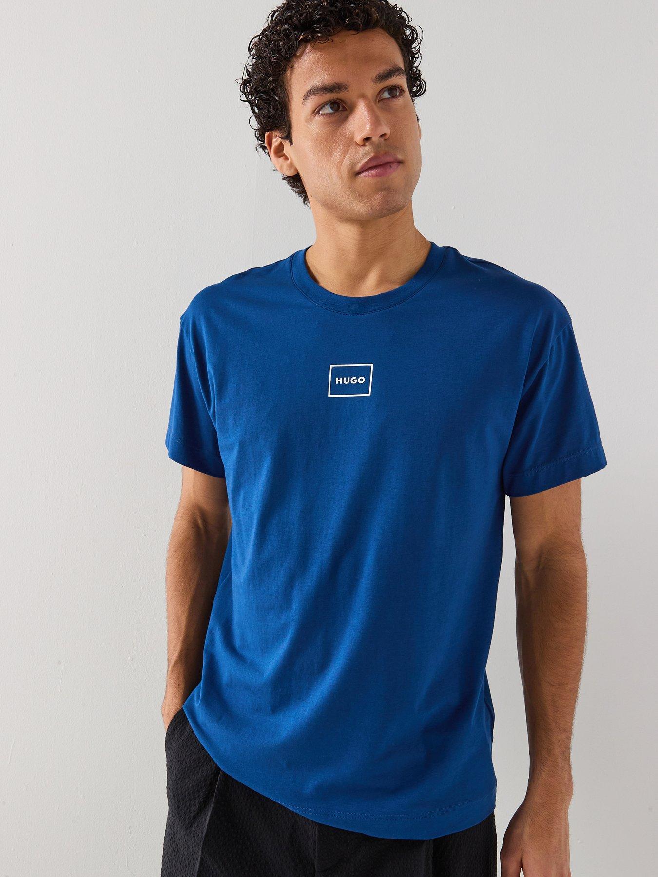 HUGO Bodywear Laze Relaxed Fit Loungewear T-Shirt - Blue