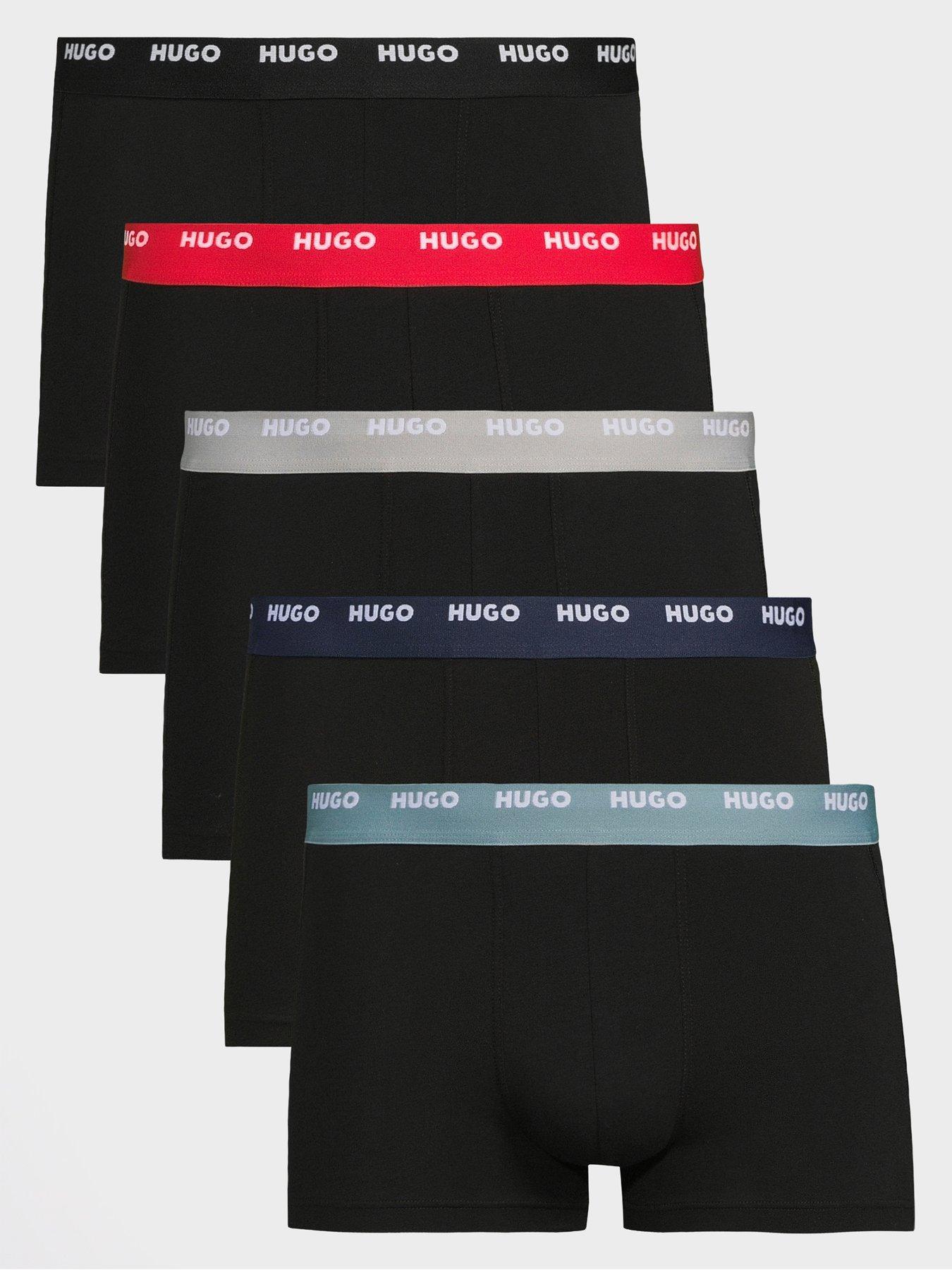 HUGO Bodywear 5 Pack Trunks - Black