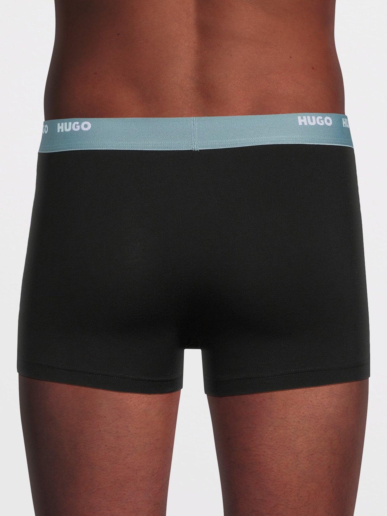  image of hugo-bodywear-5-pack-trunks-black