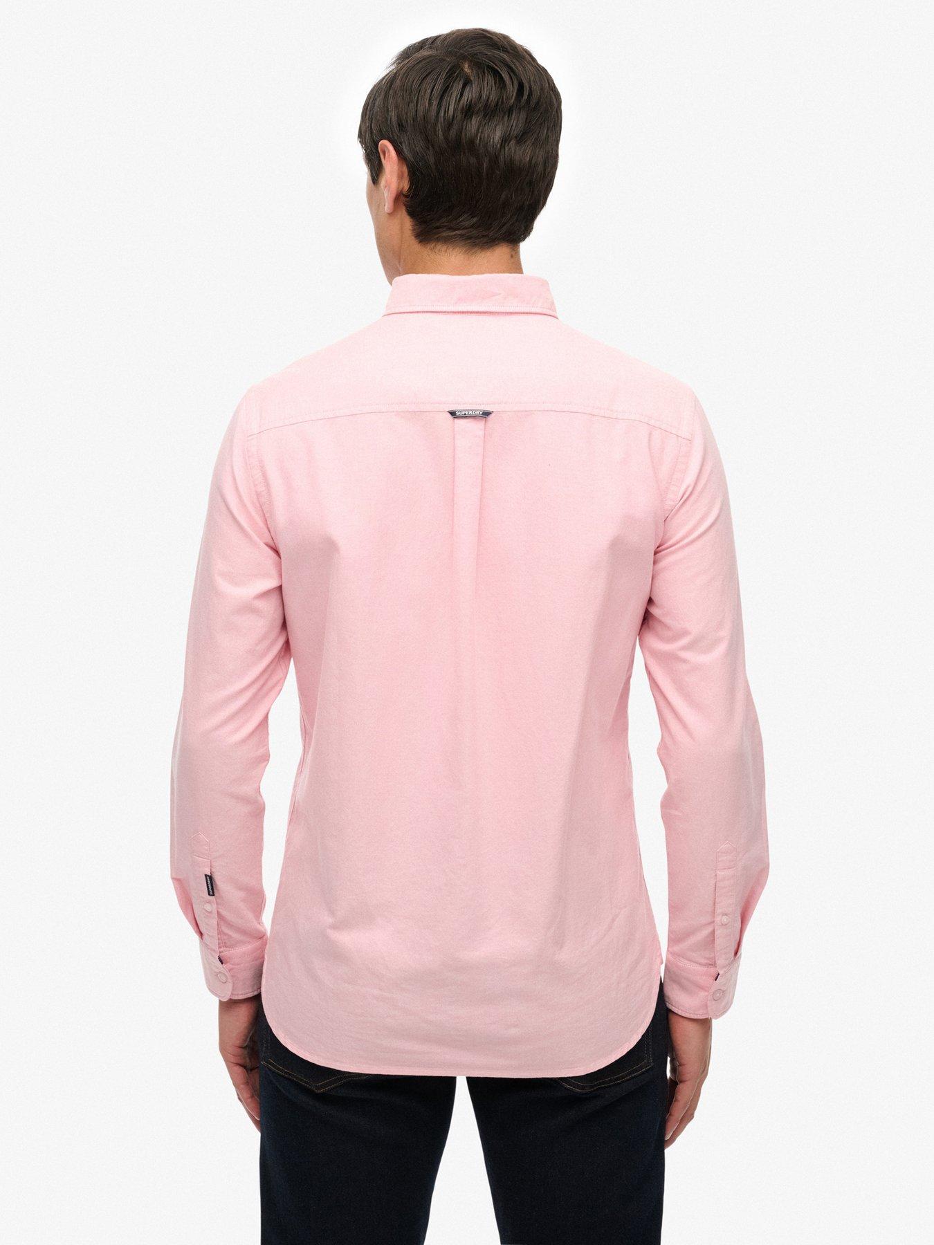  image of superdry-classic-oxford-long-sleeve-shirt-pink