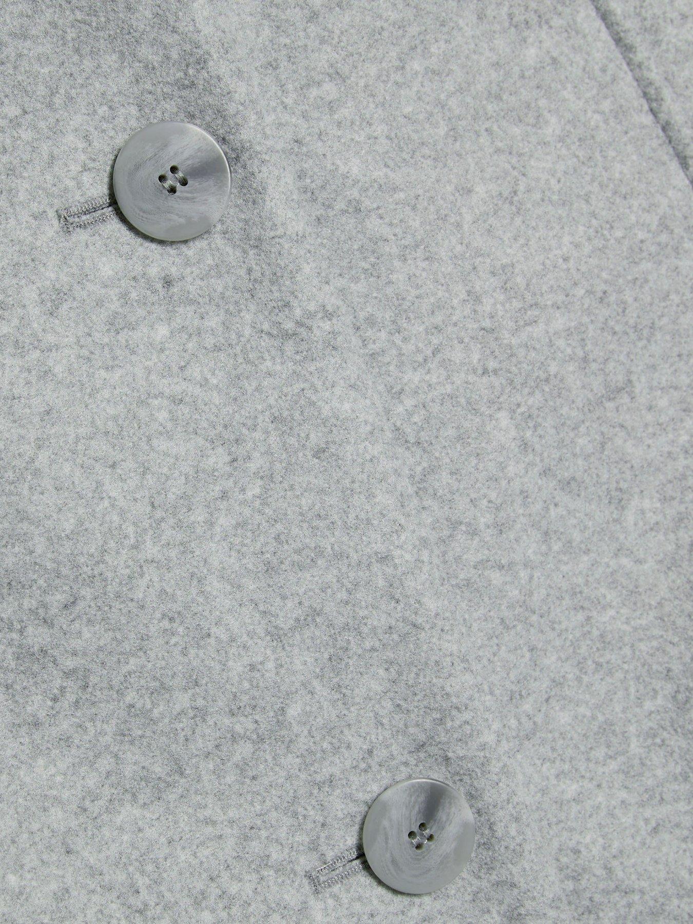  image of river-island-unlined-core-sb-coat-grey