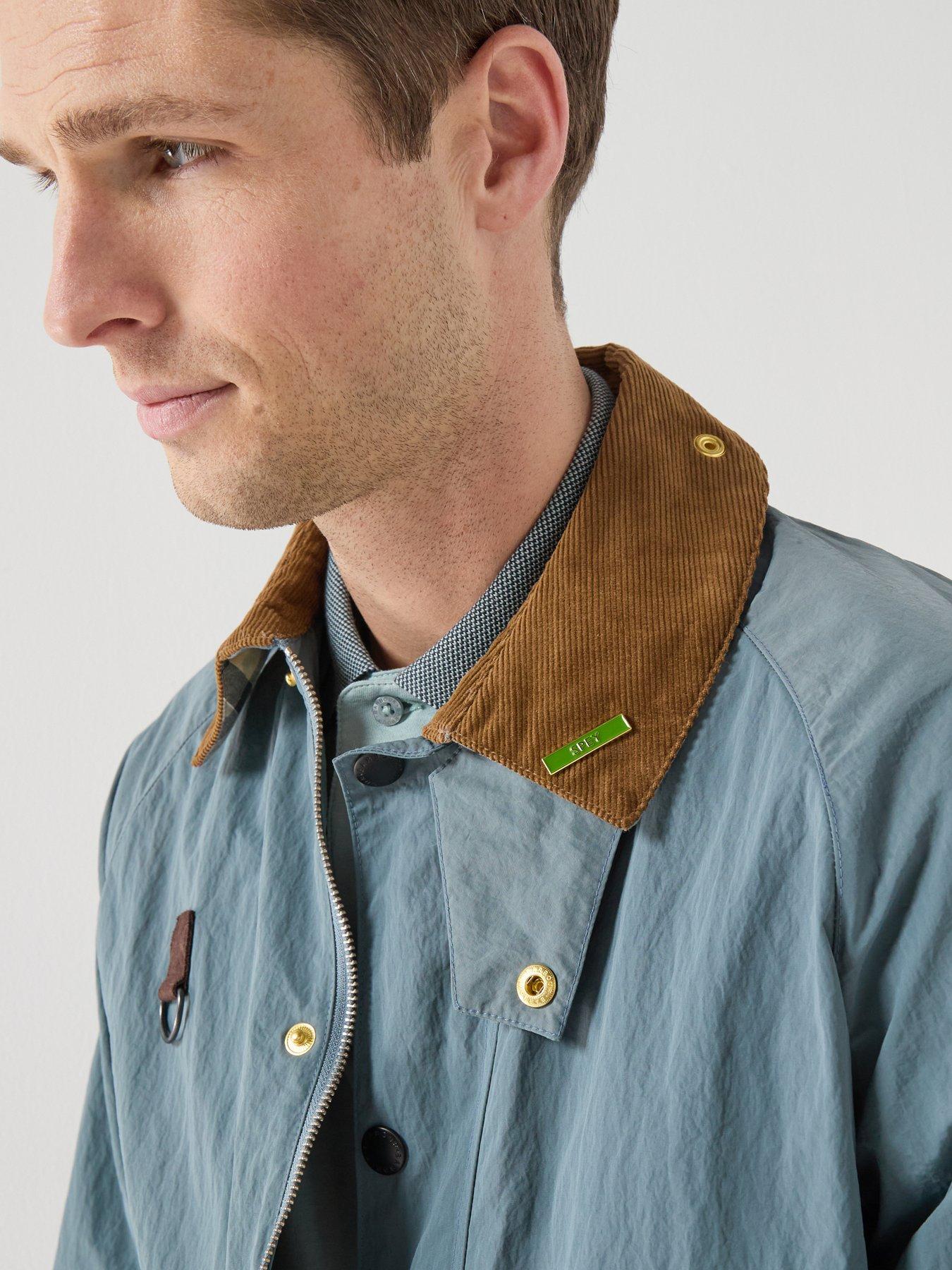 Image 4 of 6 of Barbour Icons Spey Short Length Jacket - Blue
