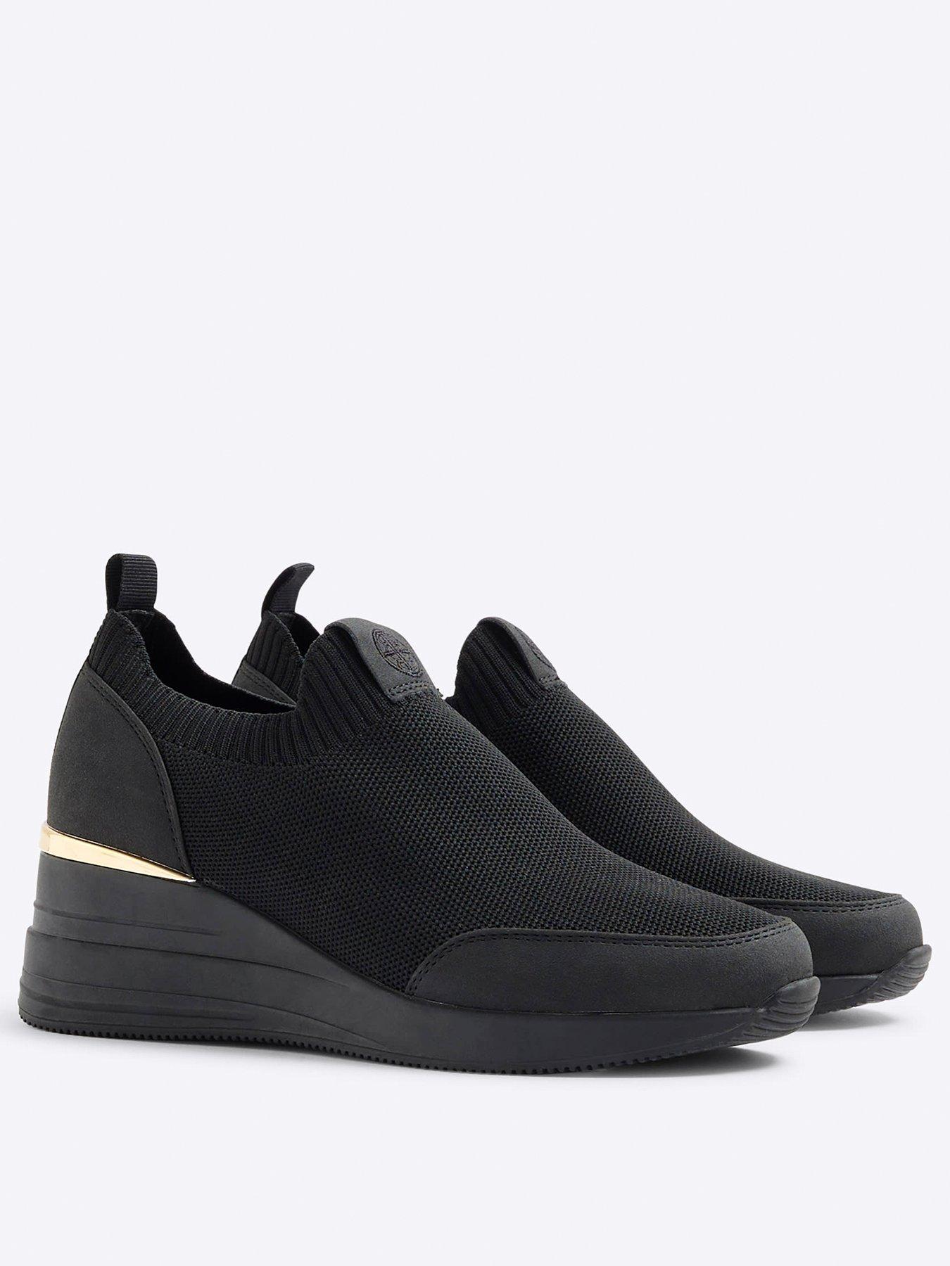 Image 3 of 6 of River Island Wedge Runner - Black