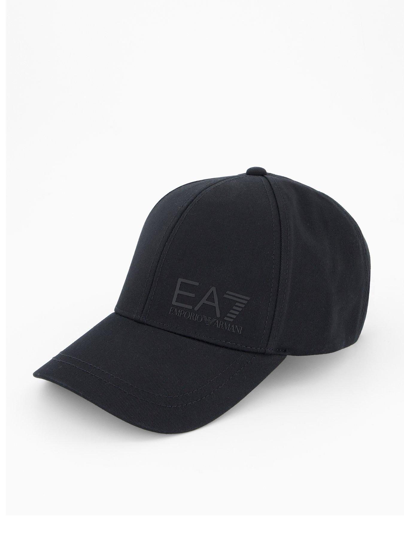  image of ea7-emporio-armani-logo-baseball-cap-black