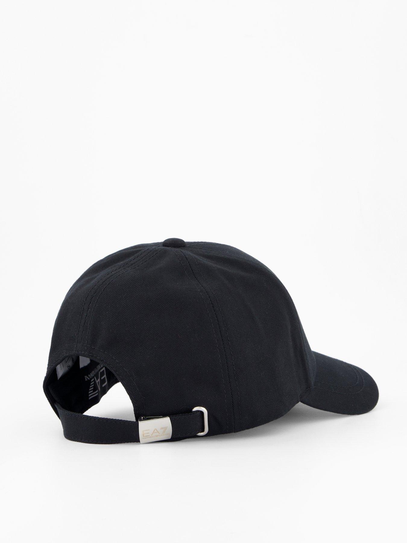  image of ea7-emporio-armani-logo-baseball-cap-black