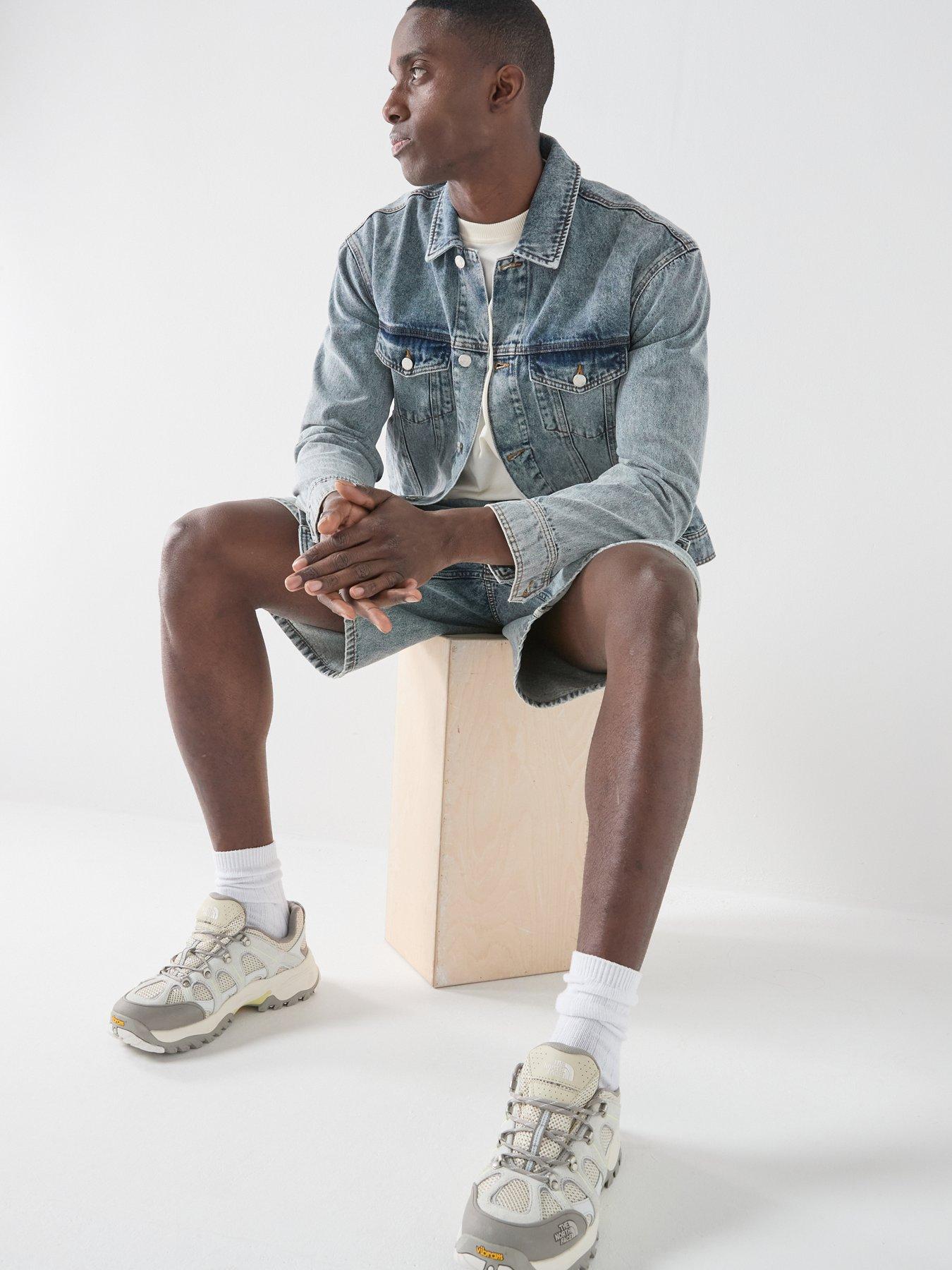  image of les-deux-rally-ice-blue-denim-jacket-light-blue