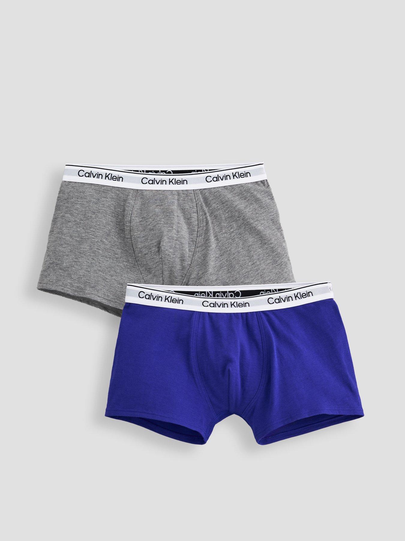 Calvin Klein Boys 2 Pack Modern Cotton Trunk - Multi