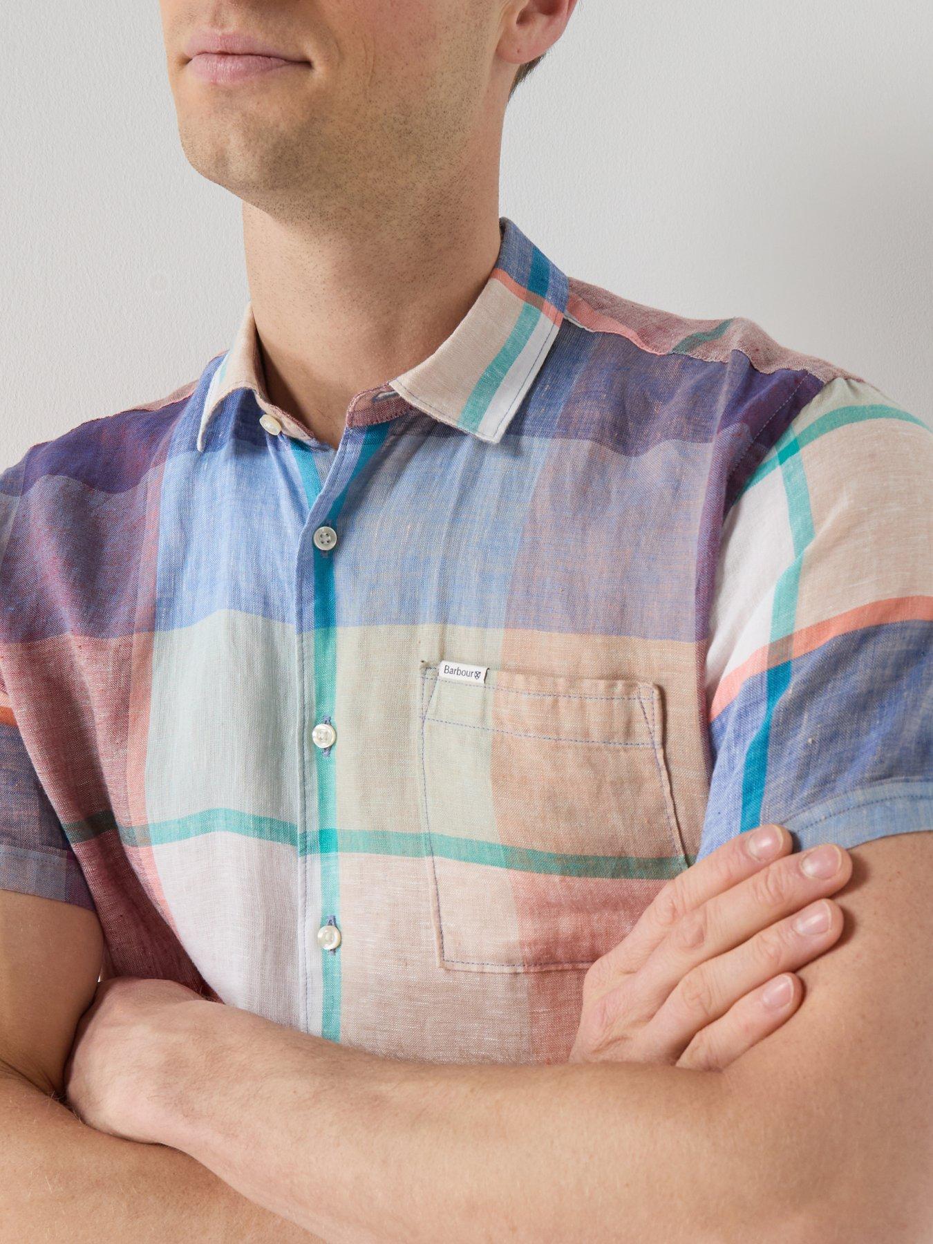 Image 4 of 4 of Barbour Bridford Checked Short Sleeve Shirt - Multi