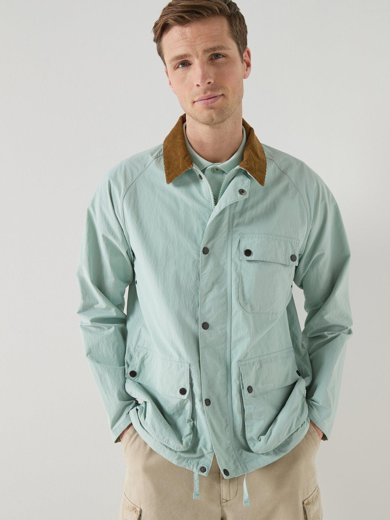 Image 1 of 6 of Barbour Barbour Modified Solway Showerproof Jacket - Light Blue