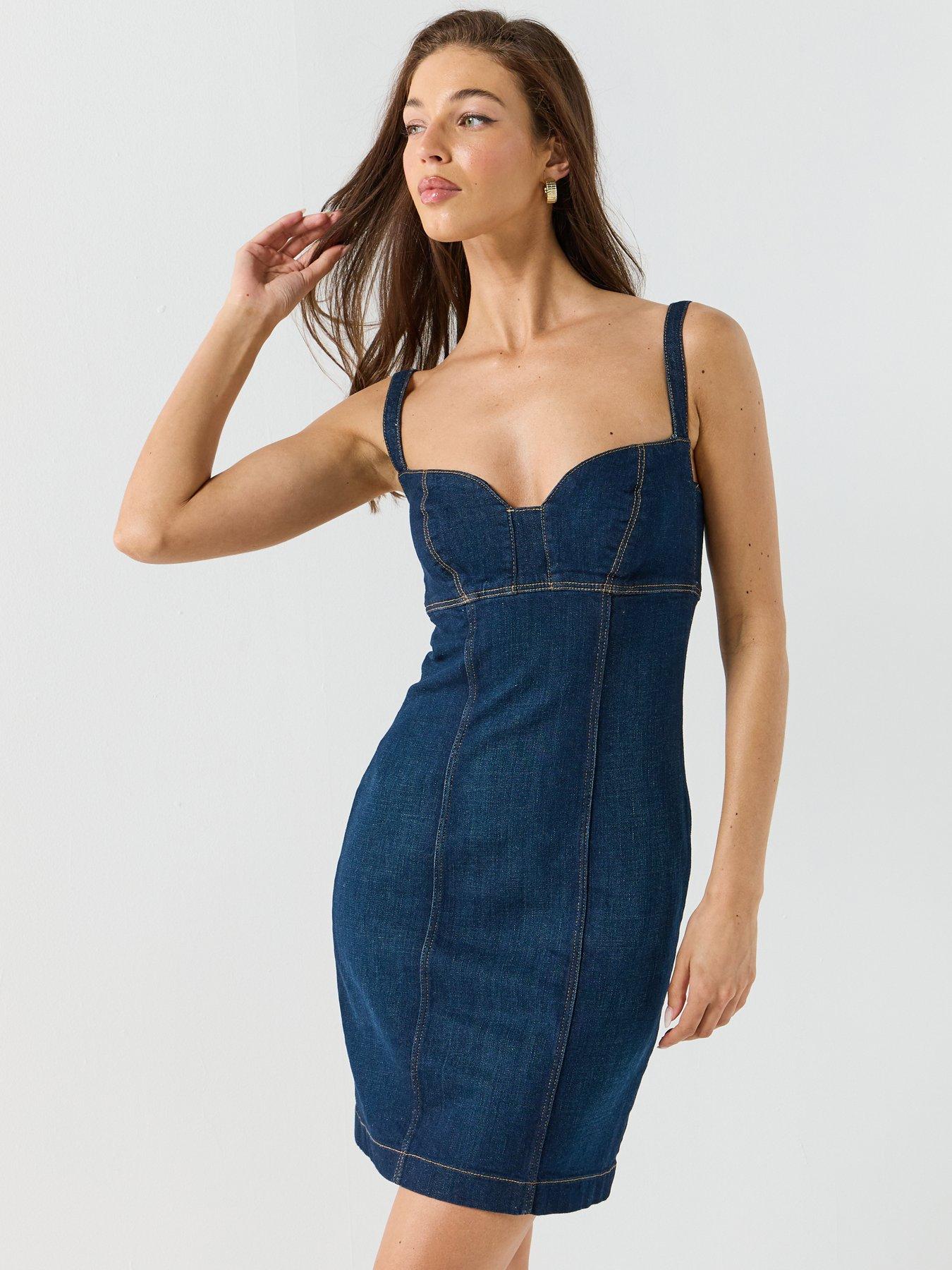 Guess Jeans Adelaida Dress - Navy