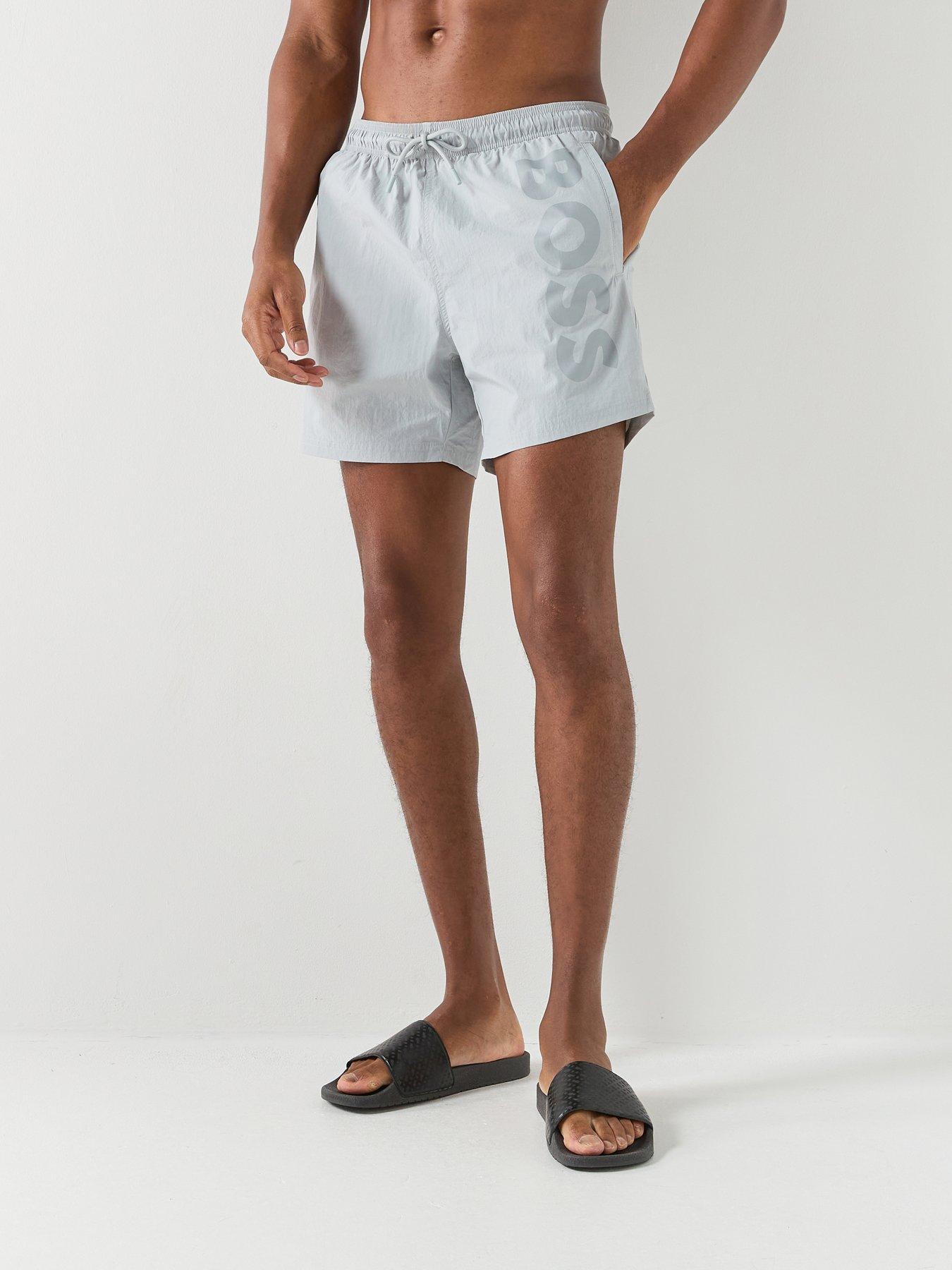 BOSS Octopus Swim Shorts - Light Grey