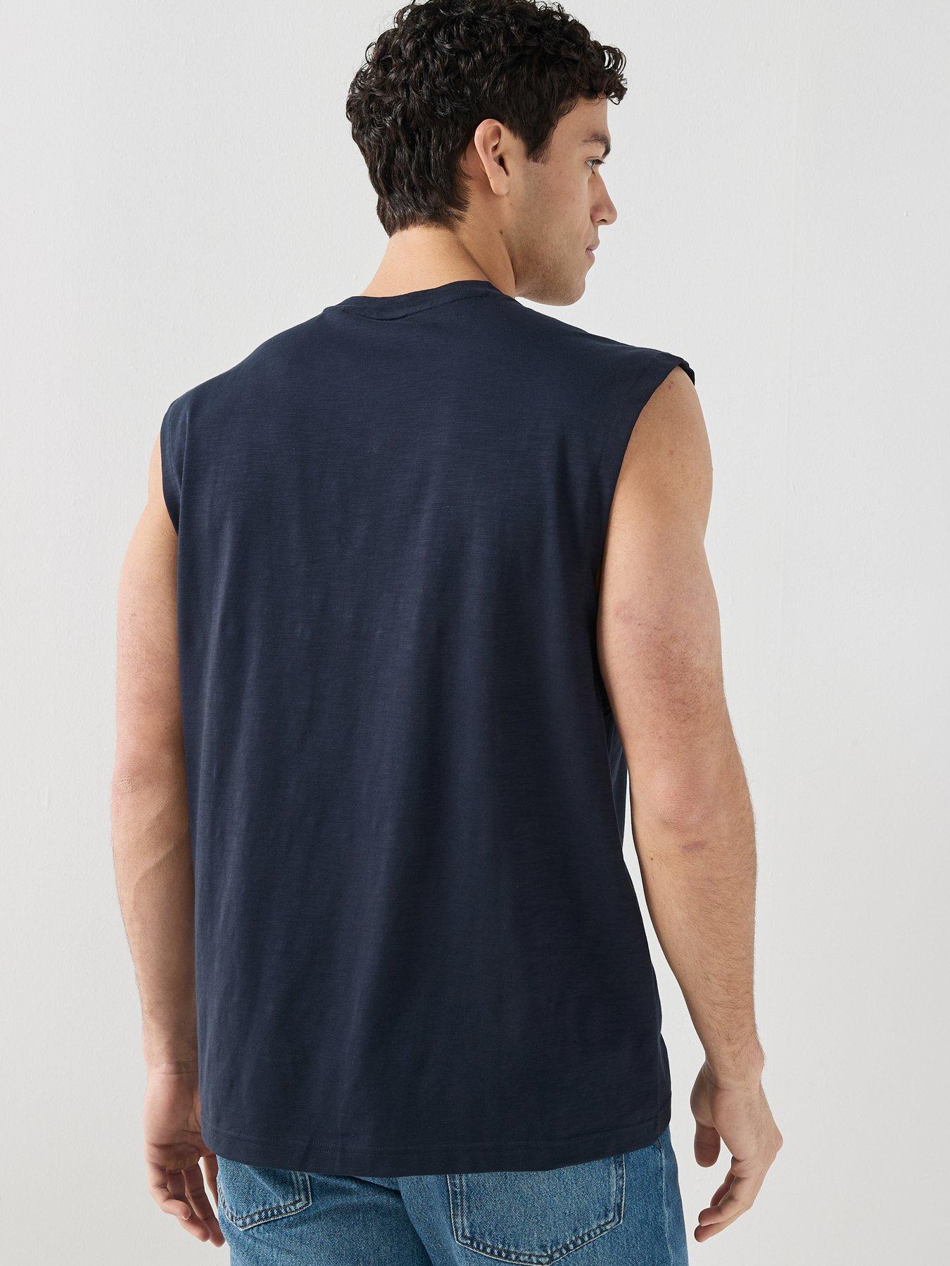 Image 2 of 4 of BOSS Logo Vest - Dark Blue