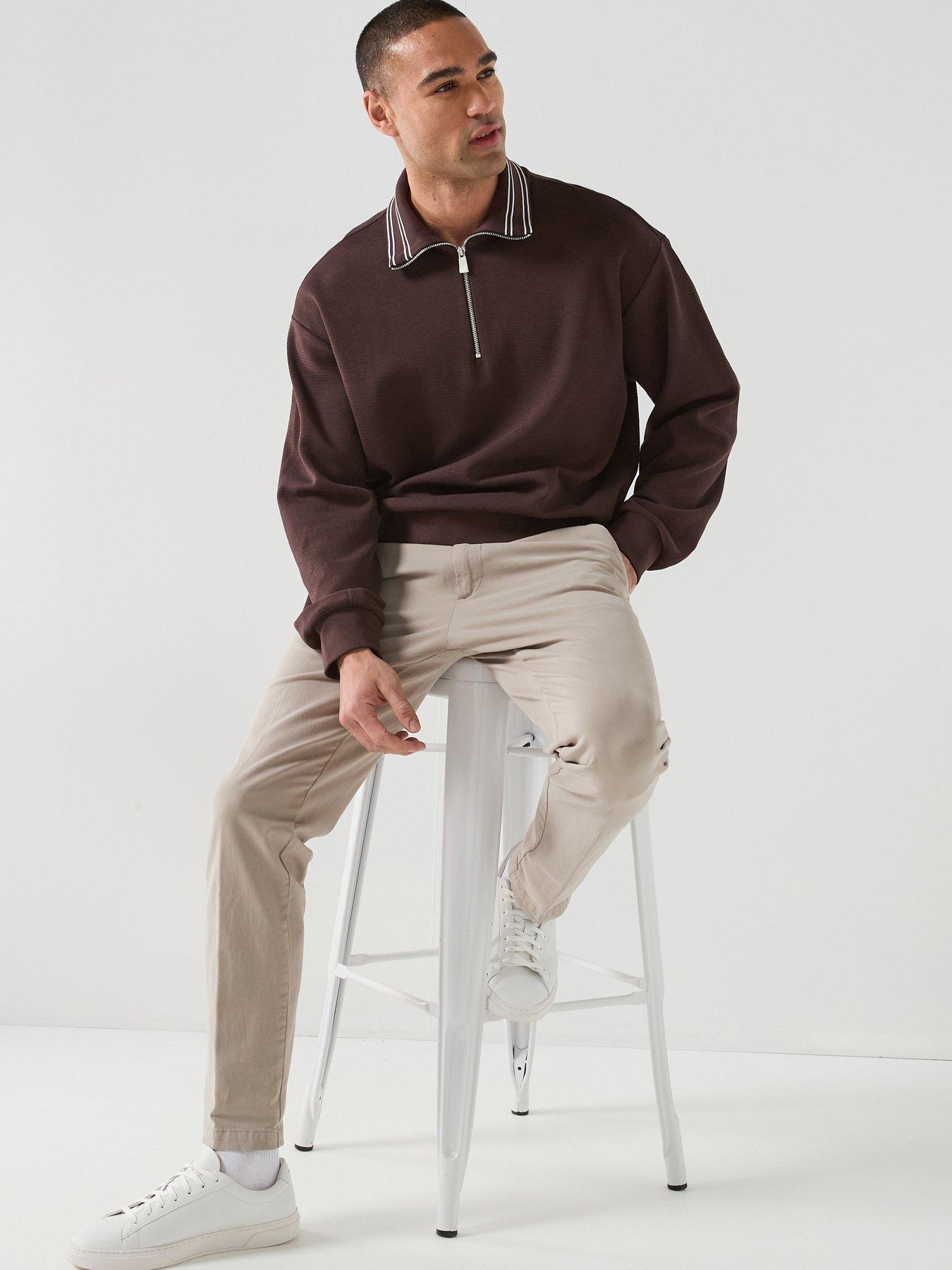  image of boss-modern-fit-chinos-beige