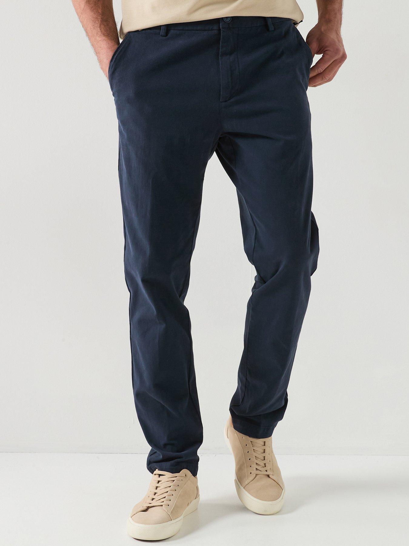 BOSS Modern Fit Chinos - Dark Blue