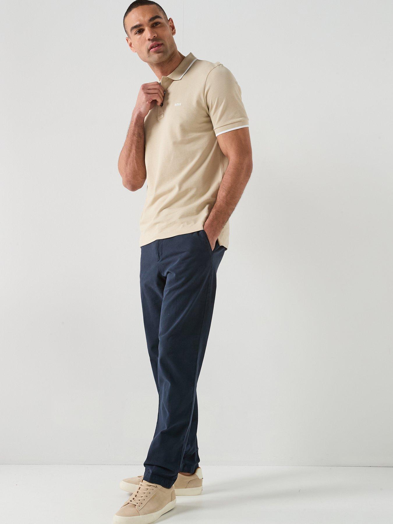 Image 4 of 5 of BOSS Modern Fit Chinos - Dark Blue