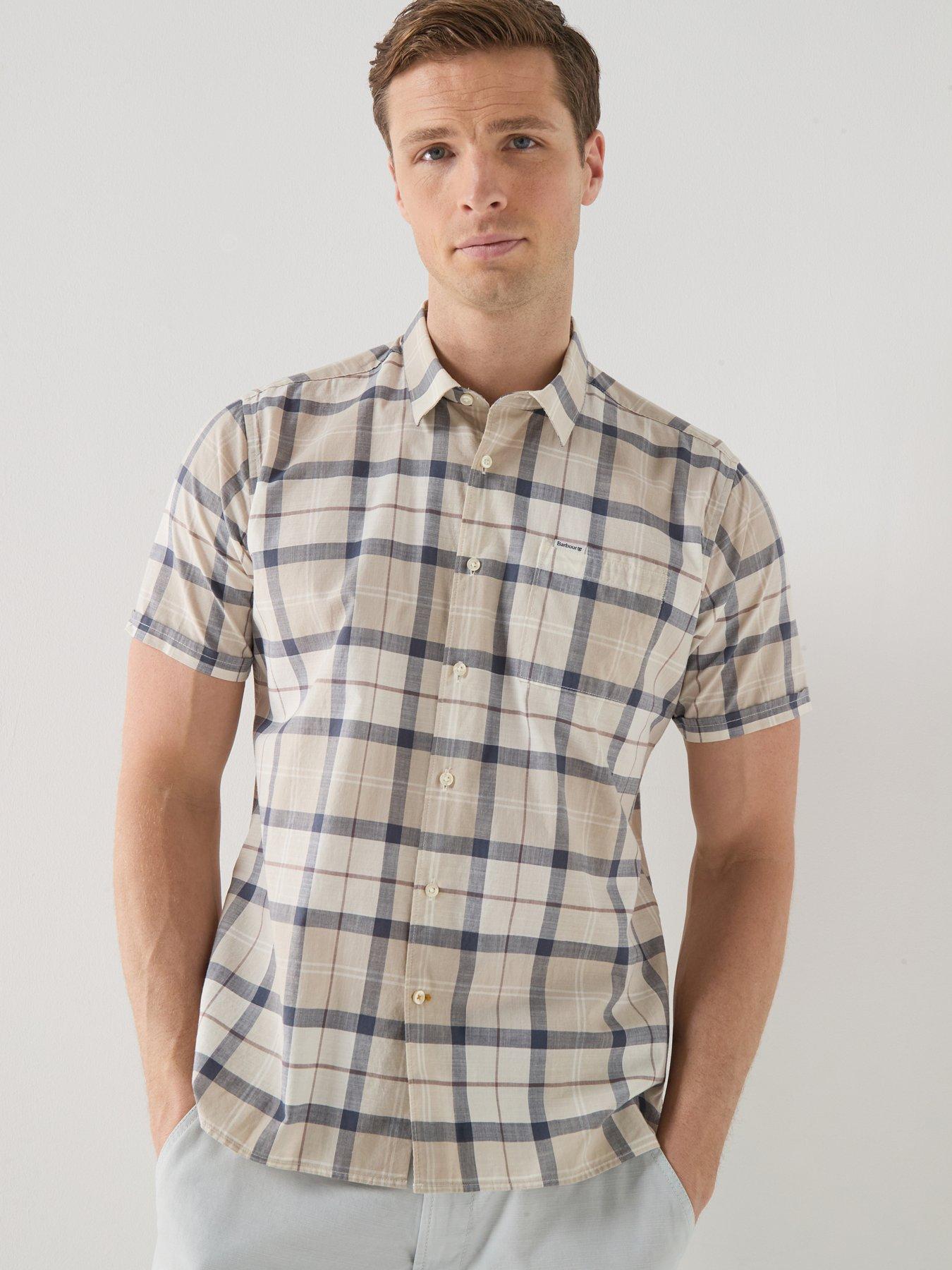 barbour-gordon-regular-fit-short-sleeve-shirt-beige