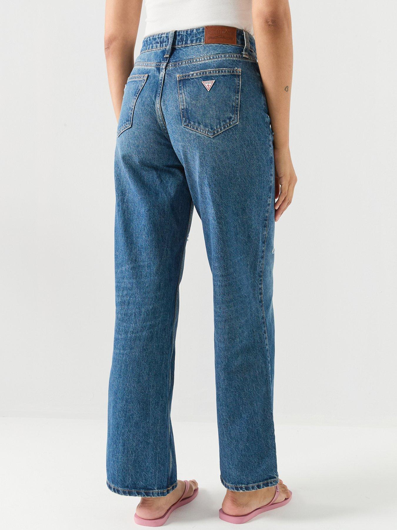  image of guess-g11-wide-leg-jeans-blue