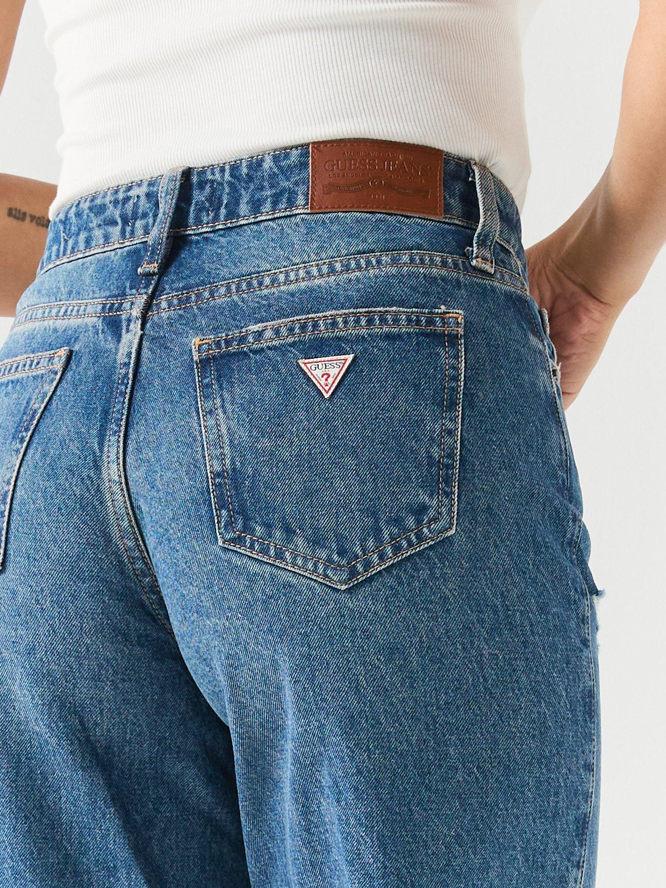  image of guess-g11-wide-leg-jeans-blue