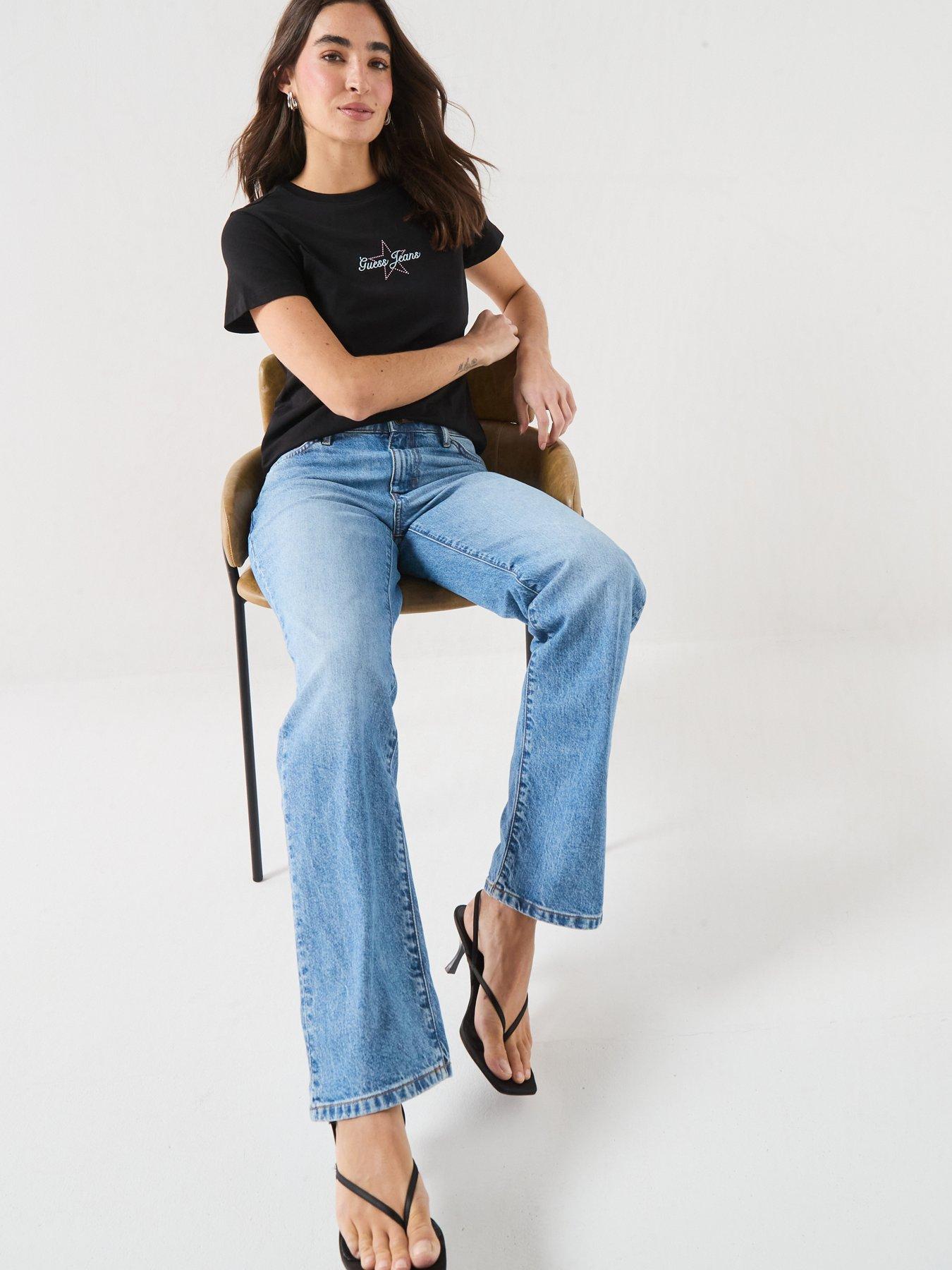 Image 6 of 6 of Guess G08 Mid Rise Straight Jeans