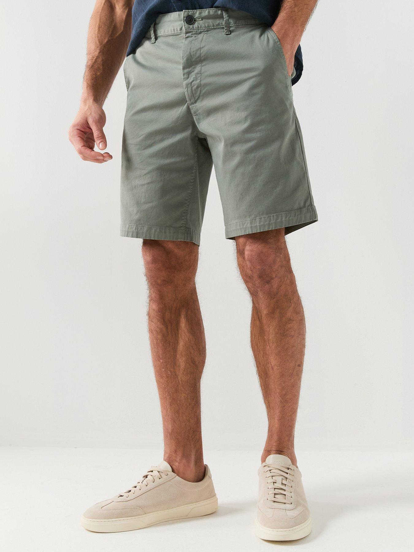 BOSS Chino Slim Fit Shorts - Dark Khaki