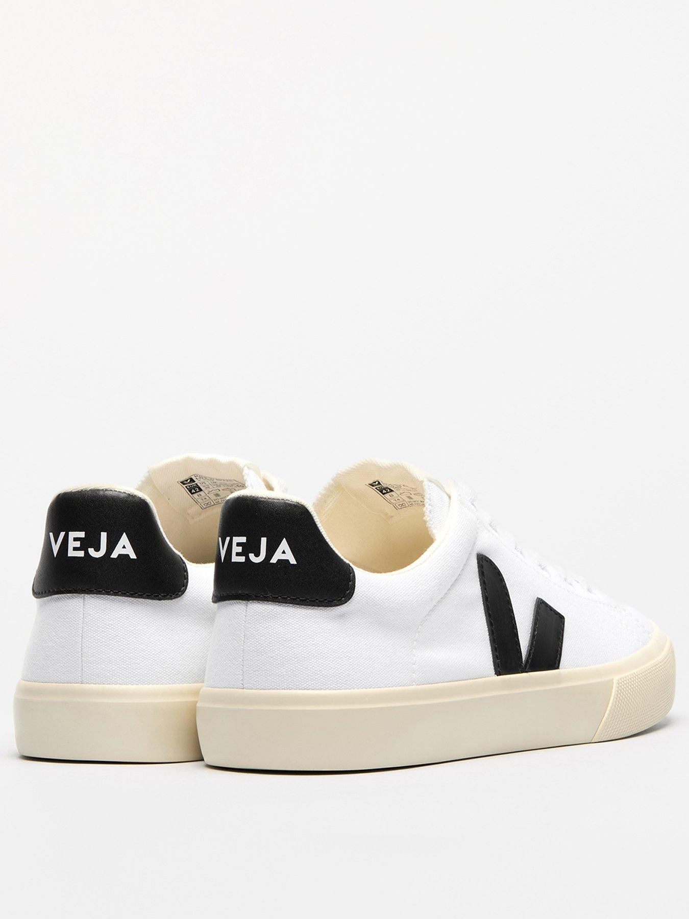  image of veja-mens-campo-canvas-trainers-white