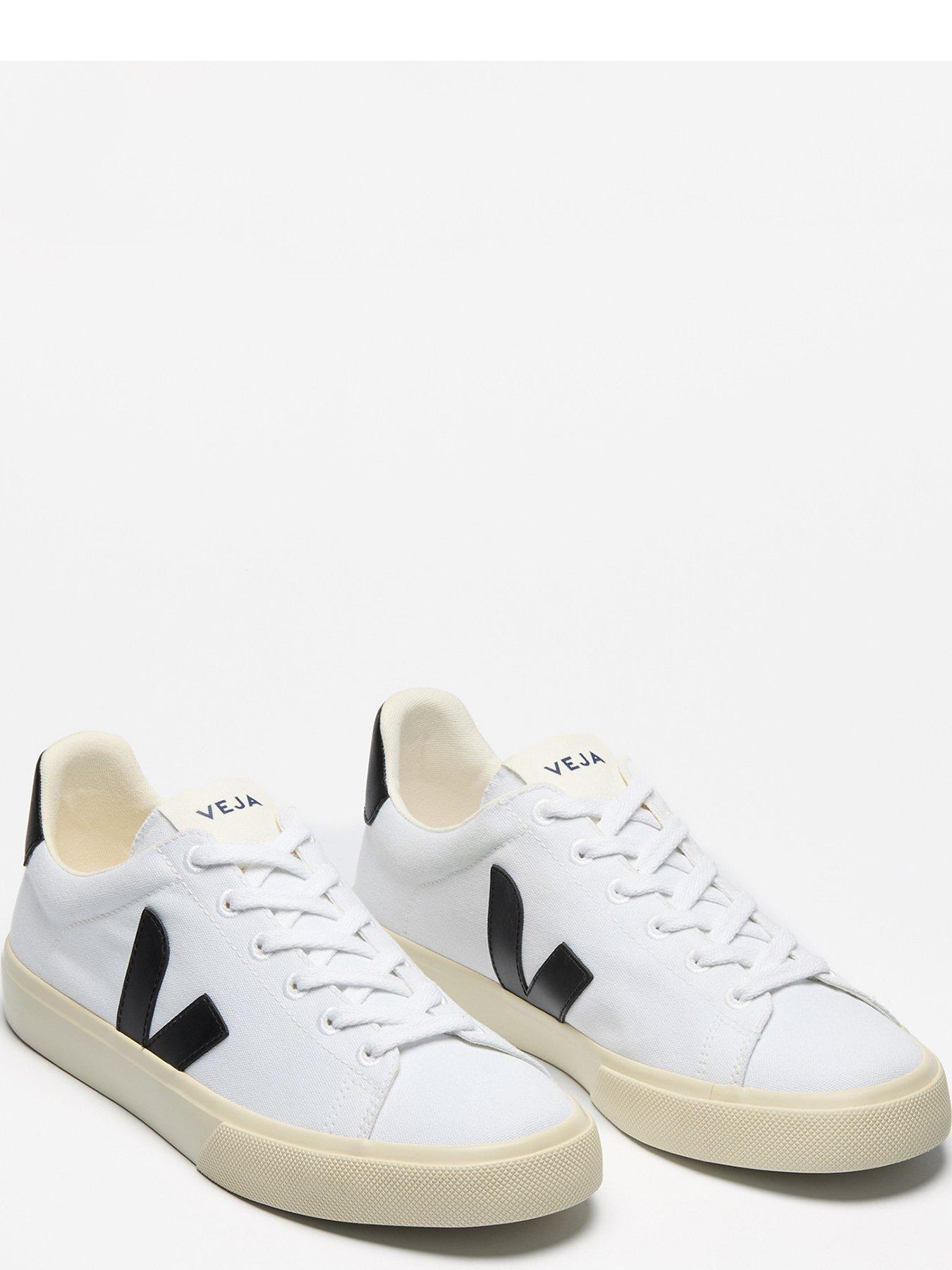  image of veja-mens-campo-canvas-trainers-white