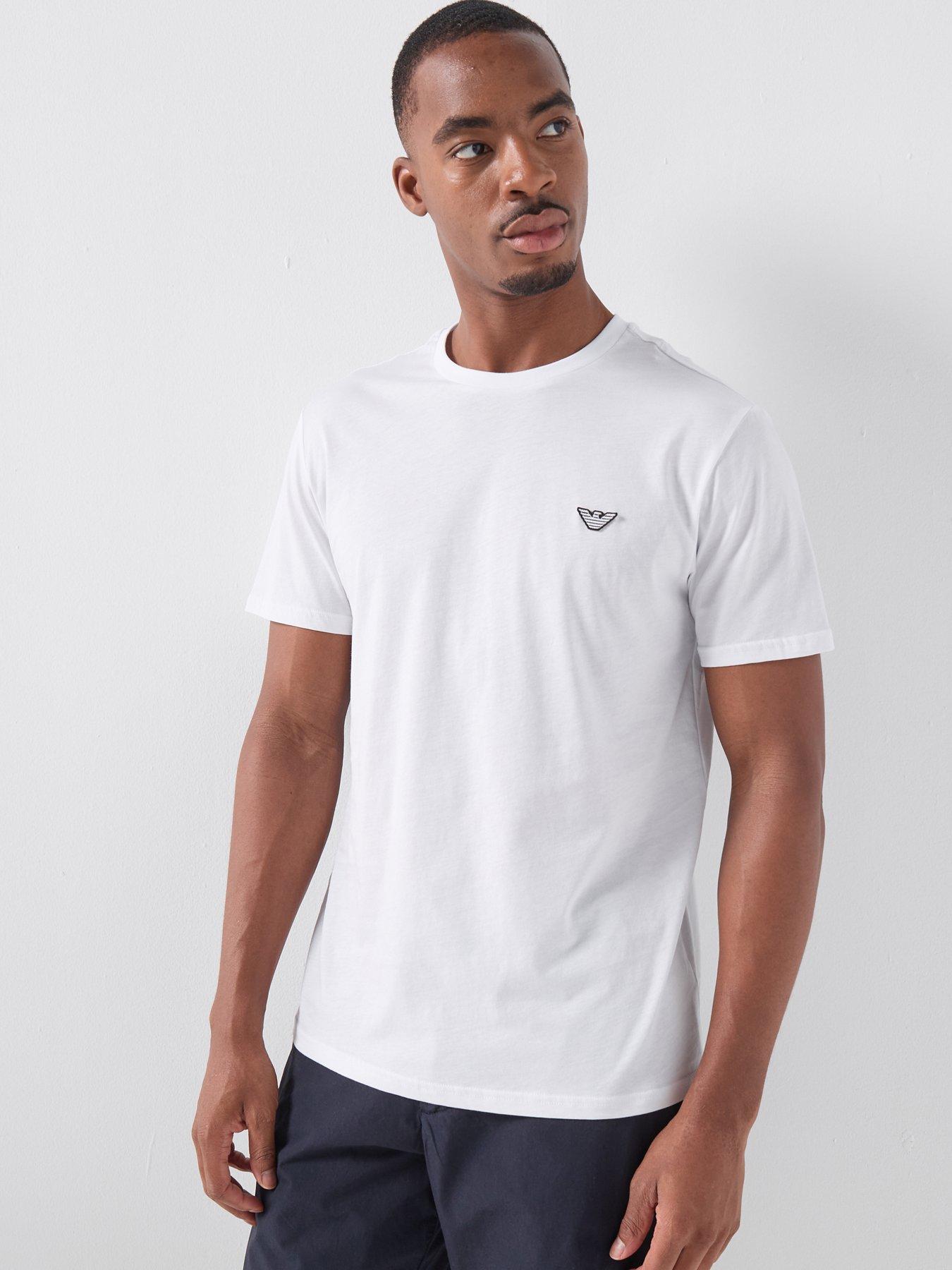 Image 1 of 5 of Emporio Armani Bodywear Essential Crew Neck T-Shirt - White