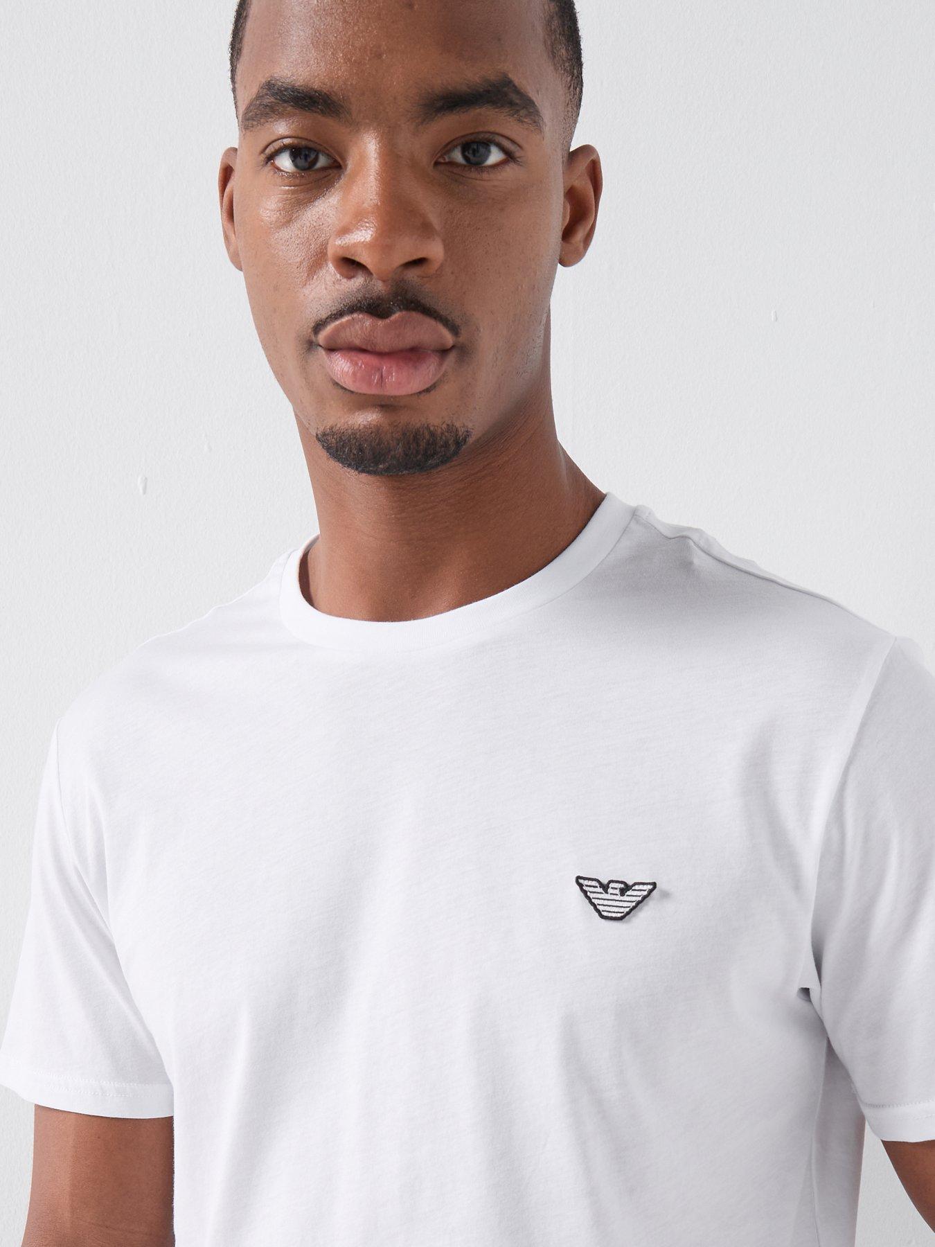 Image 4 of 5 of Emporio Armani Bodywear Essential Crew Neck T-Shirt - White