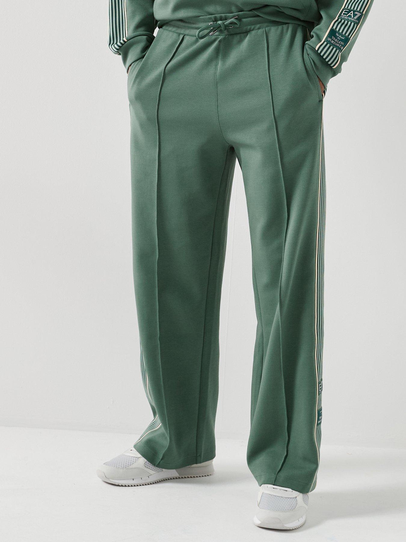 ea7-emporio-armani-train-premium-taped-joggers-dark-green