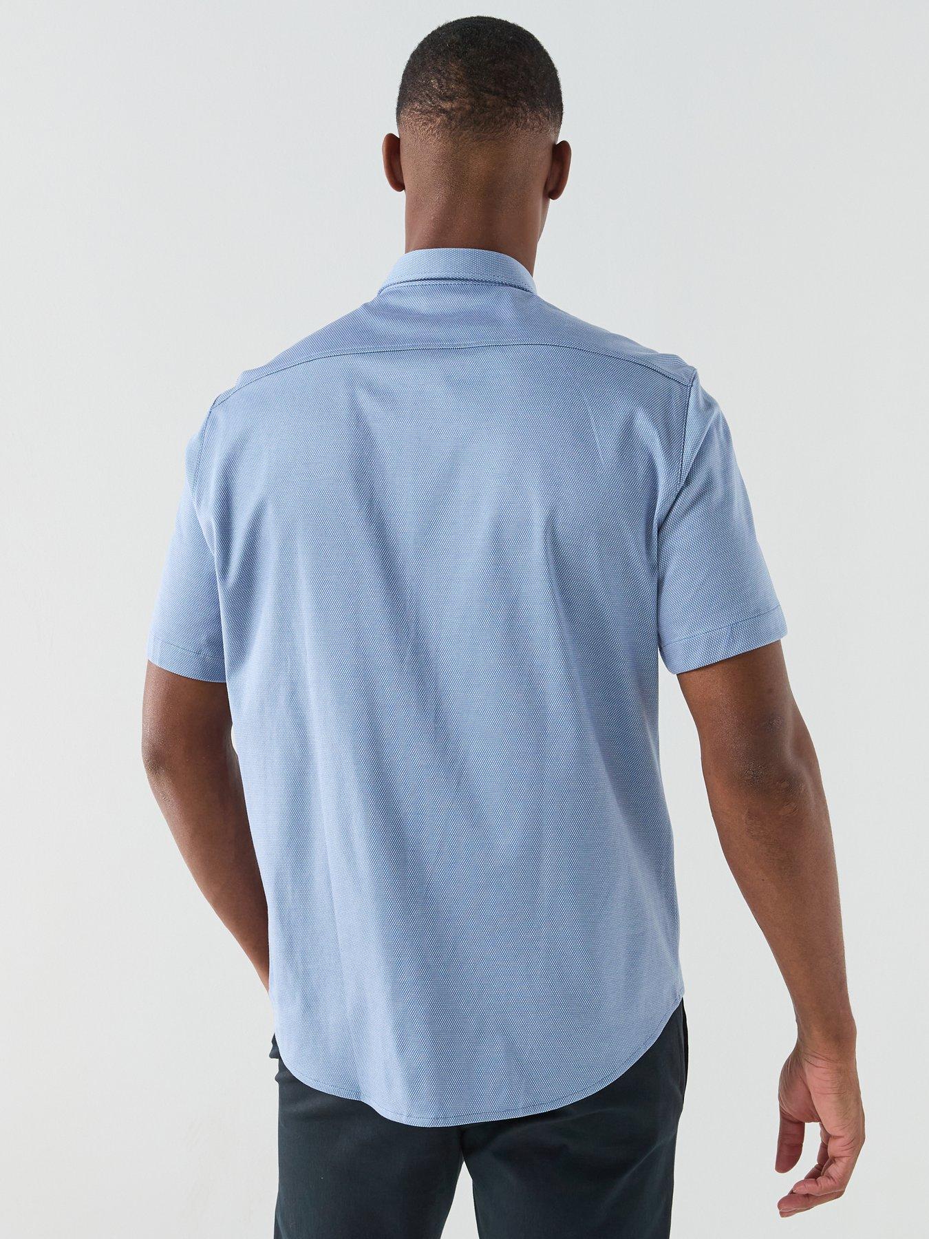 Image 2 of 4 of BOSS St_Motion S Relaxed Fit Shirts - Light Blue