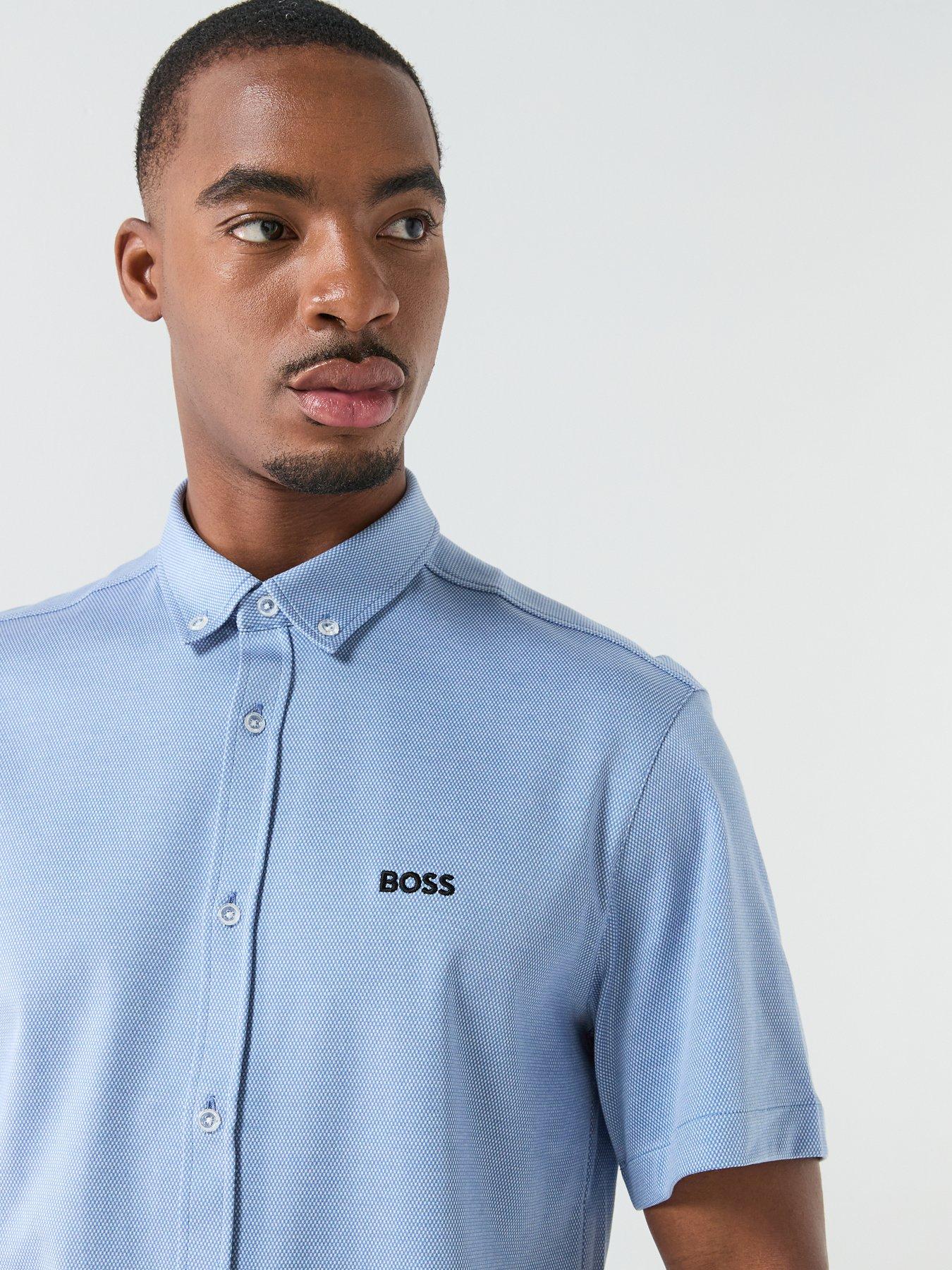 Image 4 of 4 of BOSS St_Motion S Relaxed Fit Shirts - Light Blue