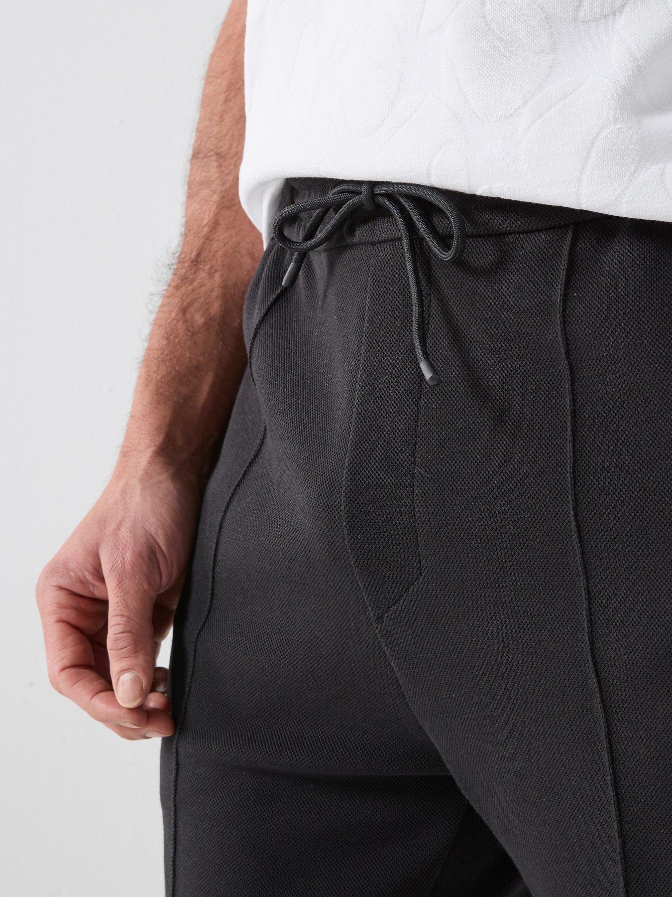 Image 5 of 6 of BOSS Side Stripe Jersey Shorts - Black