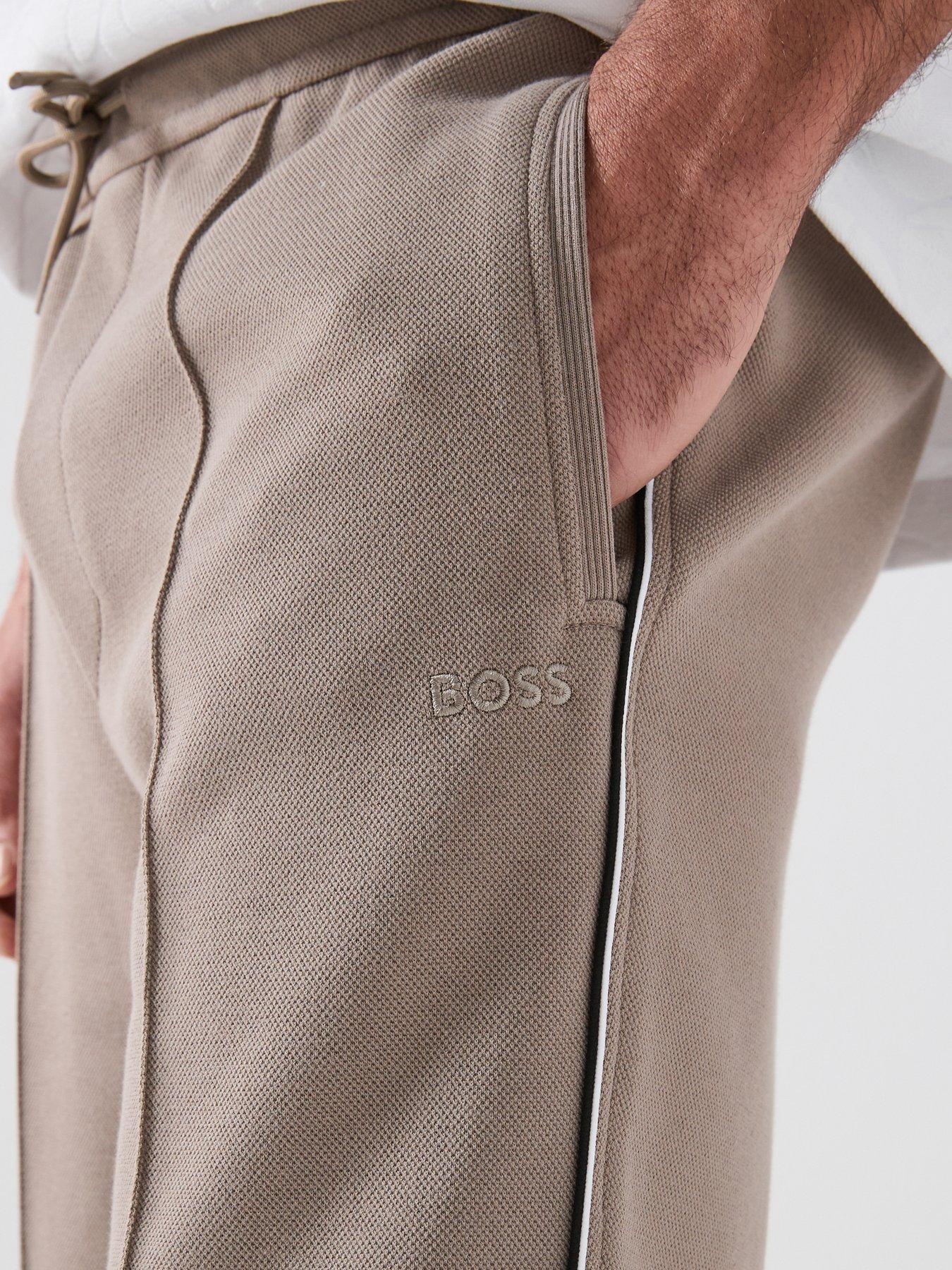  image of boss-jersey-shorts-light-khaki