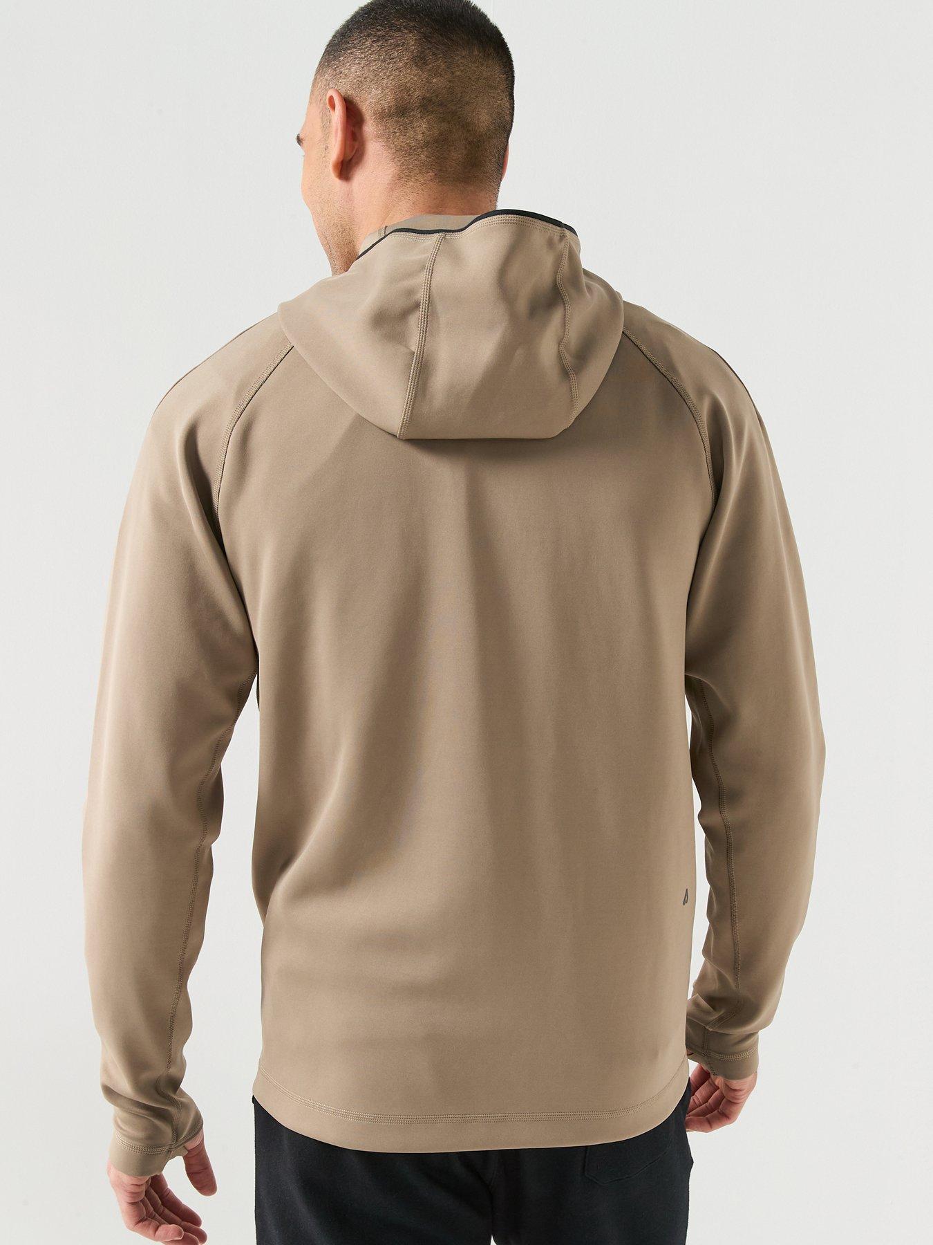 Image 2 of 6 of BOSS Sicon Active Full Zip Hoodie - Khaki