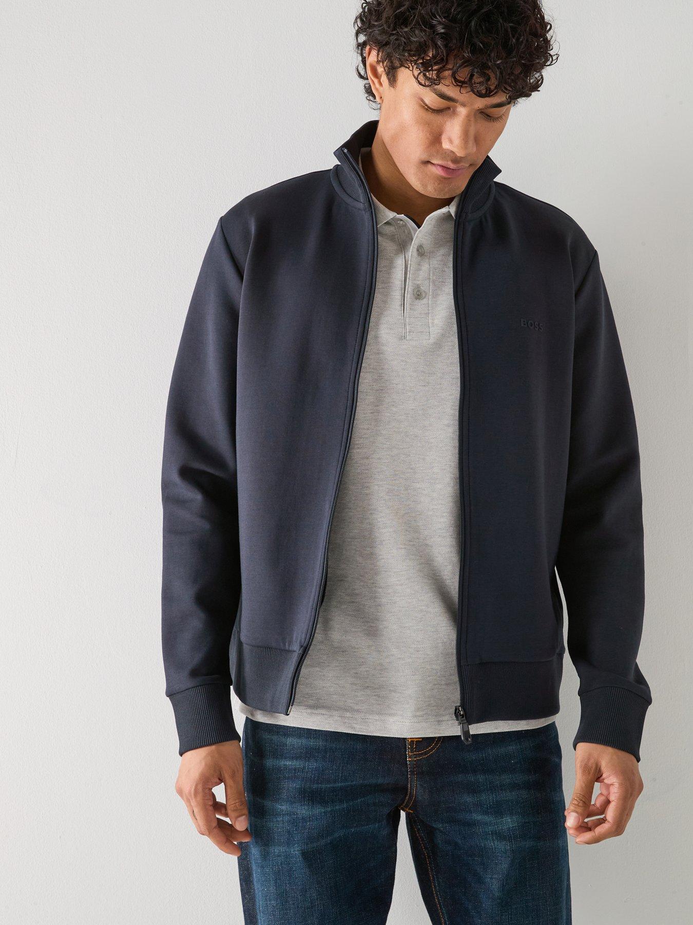 BOSS Skaz Full Zip Jacket - Navy