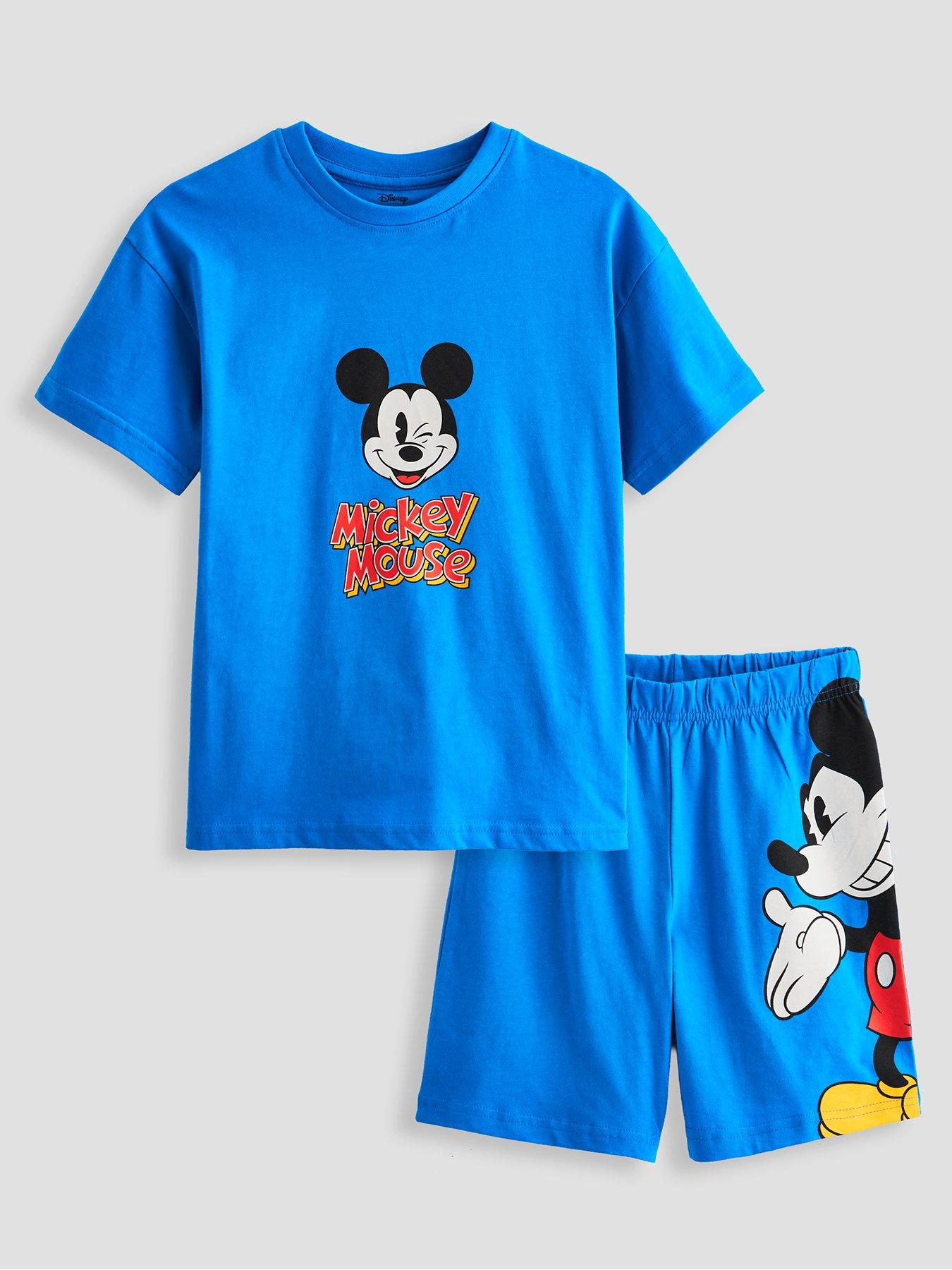 Image 2 of 5 of Mickey Mouse 2 Pack Shortie Pyjamas - Multi