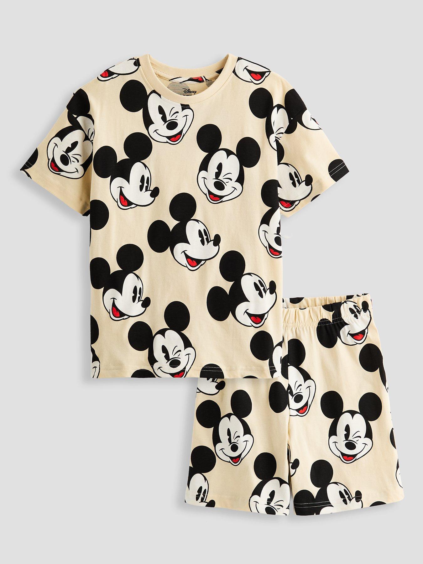 Image 3 of 5 of Mickey Mouse 2 Pack Shortie Pyjamas - Multi