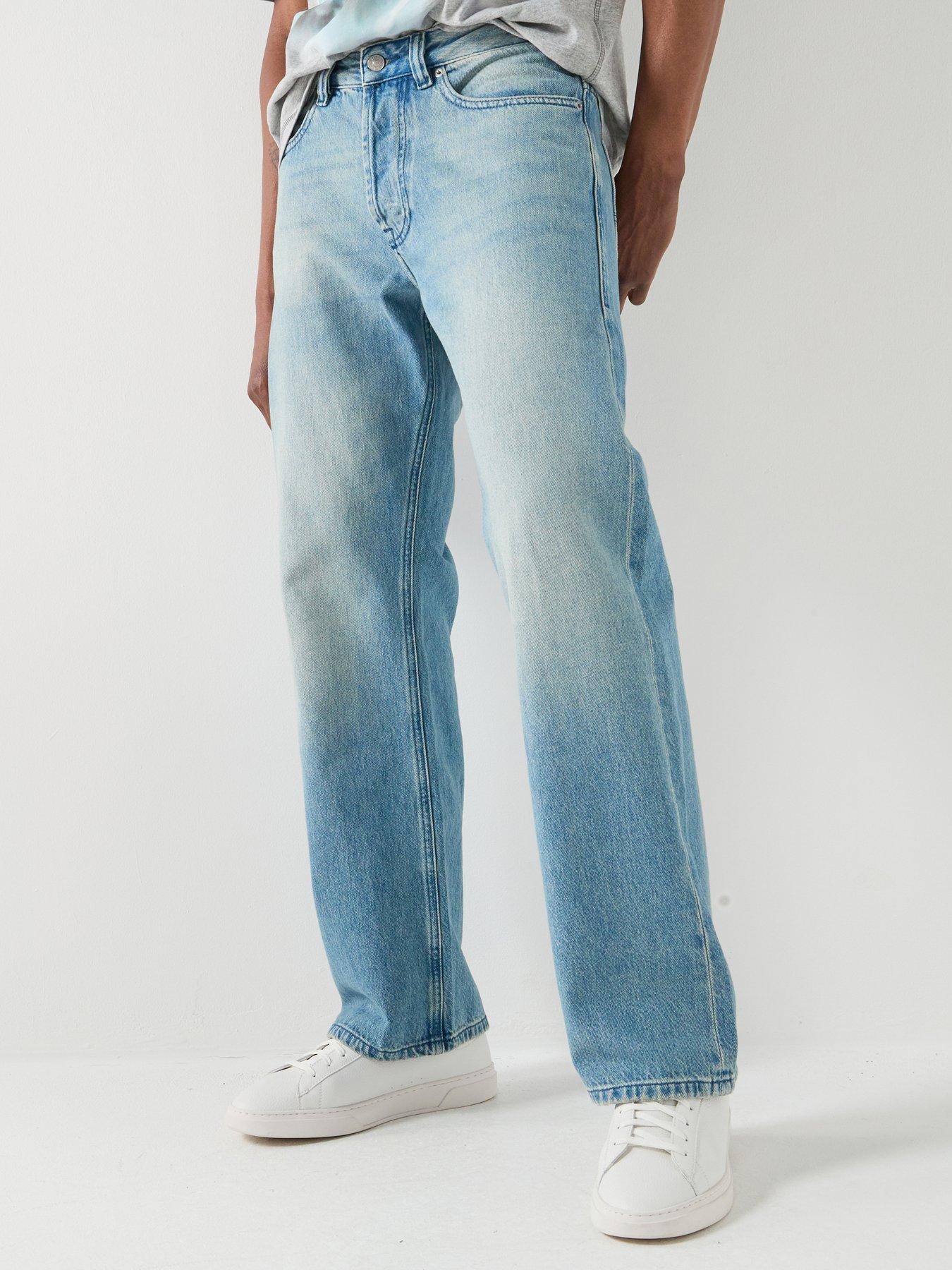 Diesel Diesel D-eeper Relaxed Straight Fit Jeans - Blue