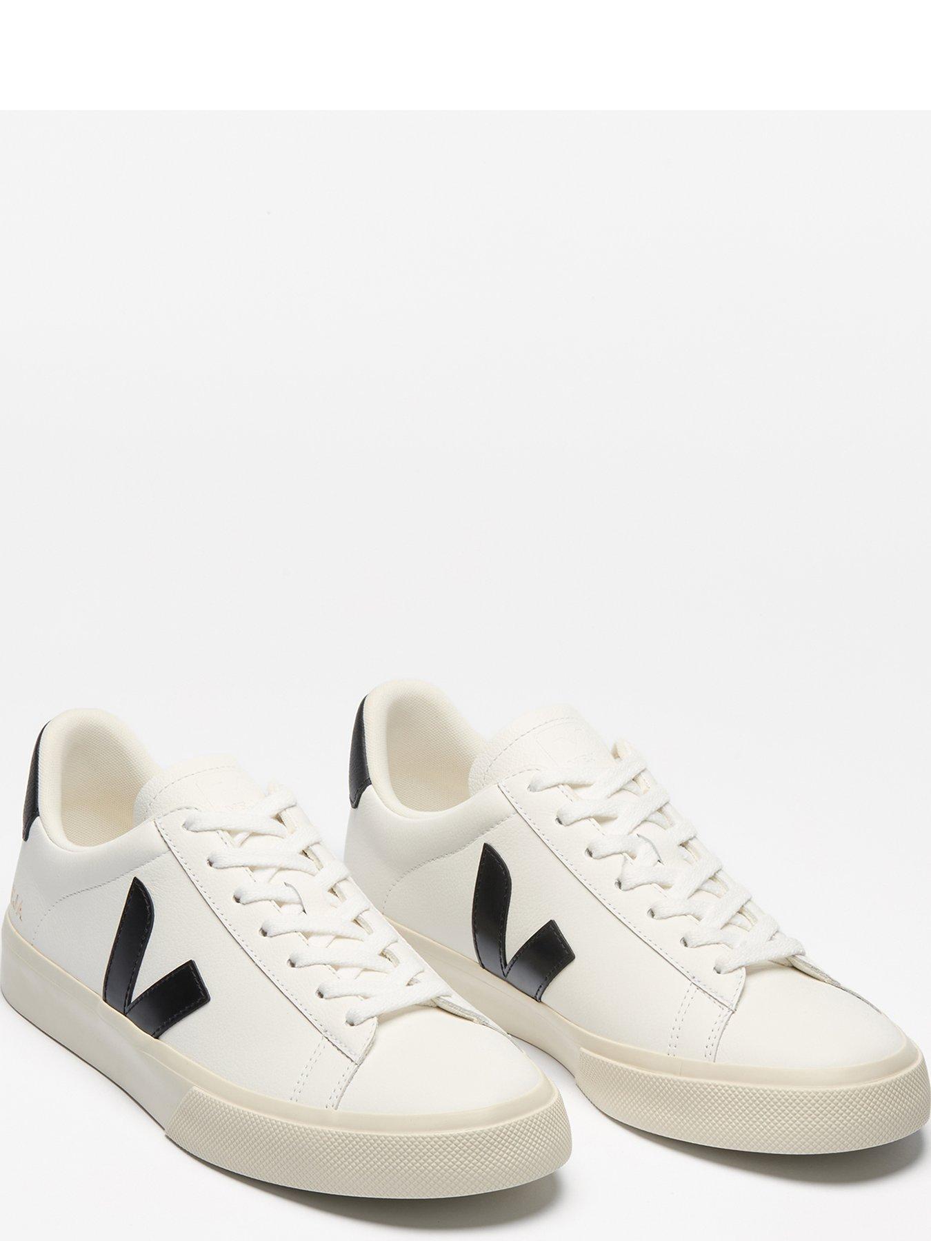 Image 3 of 3 of Veja Mens Campo Leather Trainers - White Black