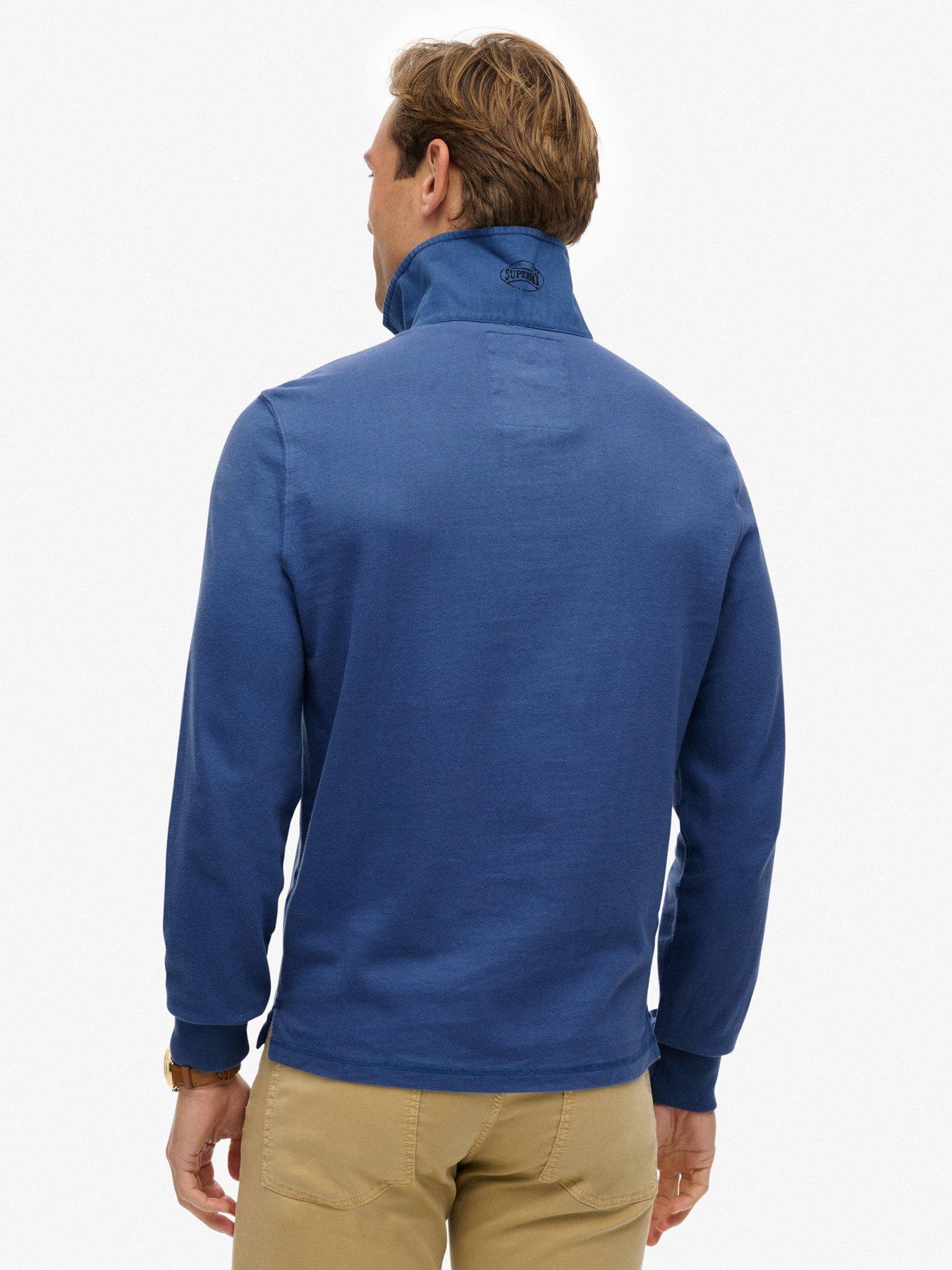  image of superdry-vintage-athletic-rugby-long-sleeve-t-shirt-blue