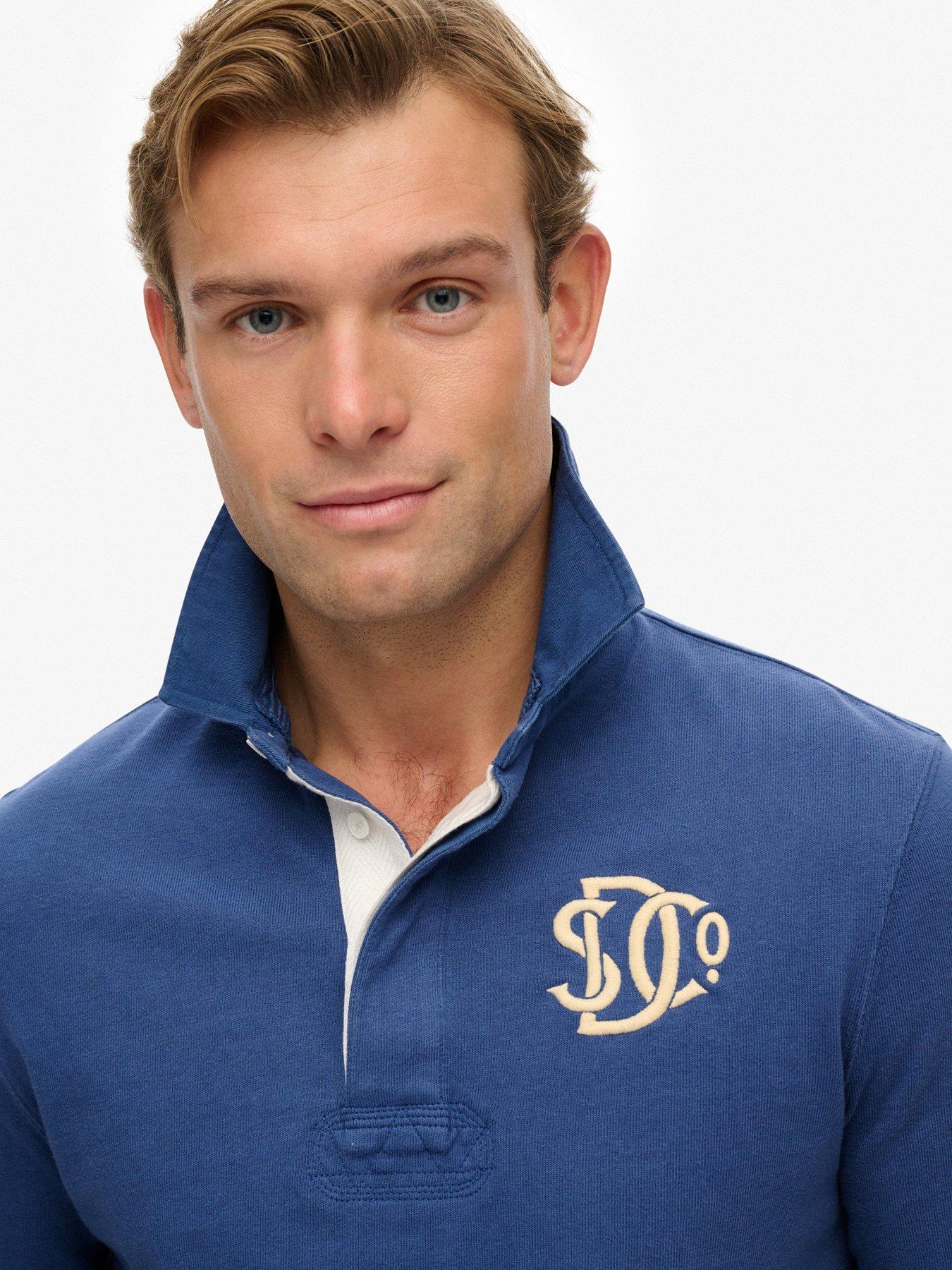  image of superdry-vintage-athletic-rugby-long-sleeve-t-shirt-blue