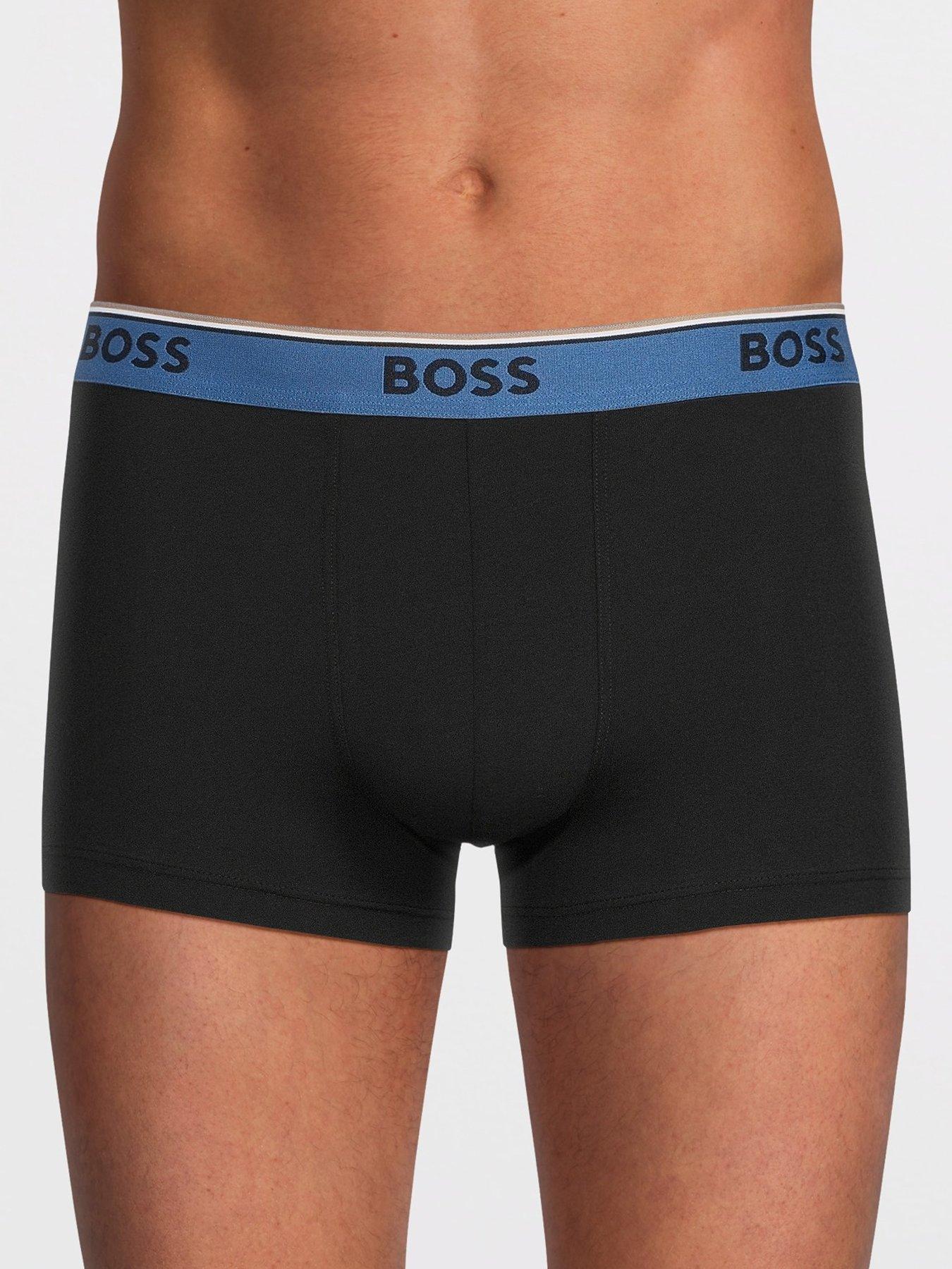 stillFront image of boss-3-pack-power-trunks-black