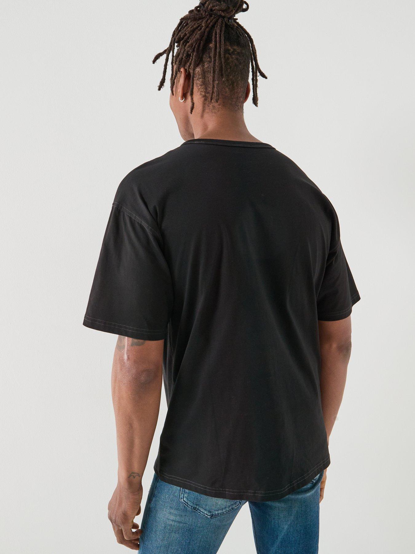Image 2 of 4 of Diesel Relaxed T-Shirt - Black