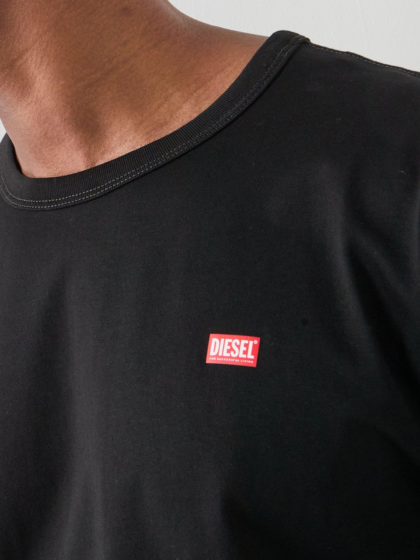 Image 4 of 4 of Diesel Relaxed T-Shirt - Black