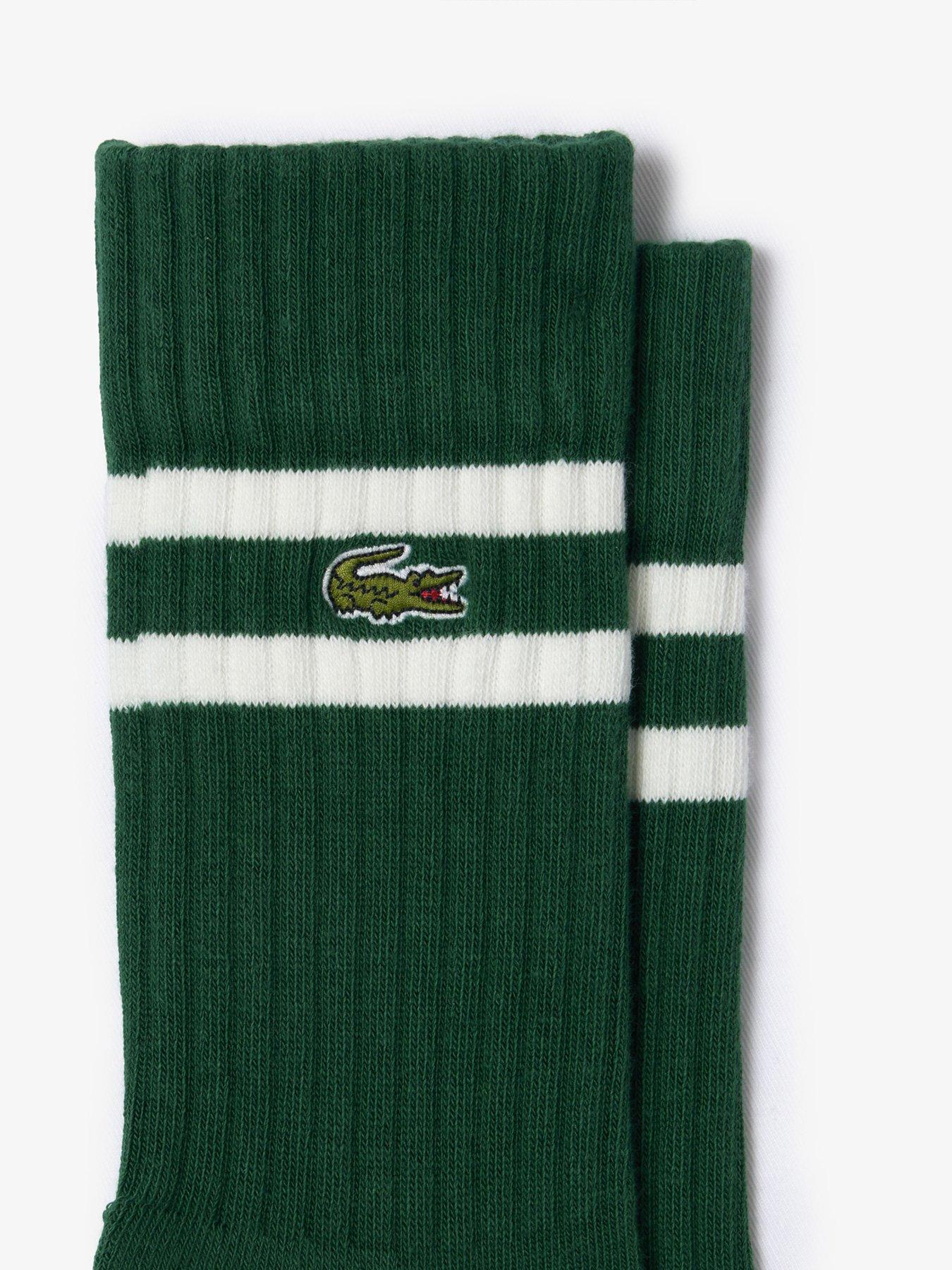  image of lacoste-2-pack-terry-crew-socks-multi