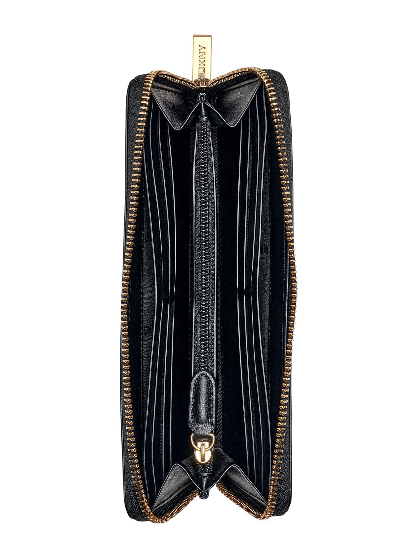 Image 5 of 5 of DKNY Avril Zip Around Wallet - Black