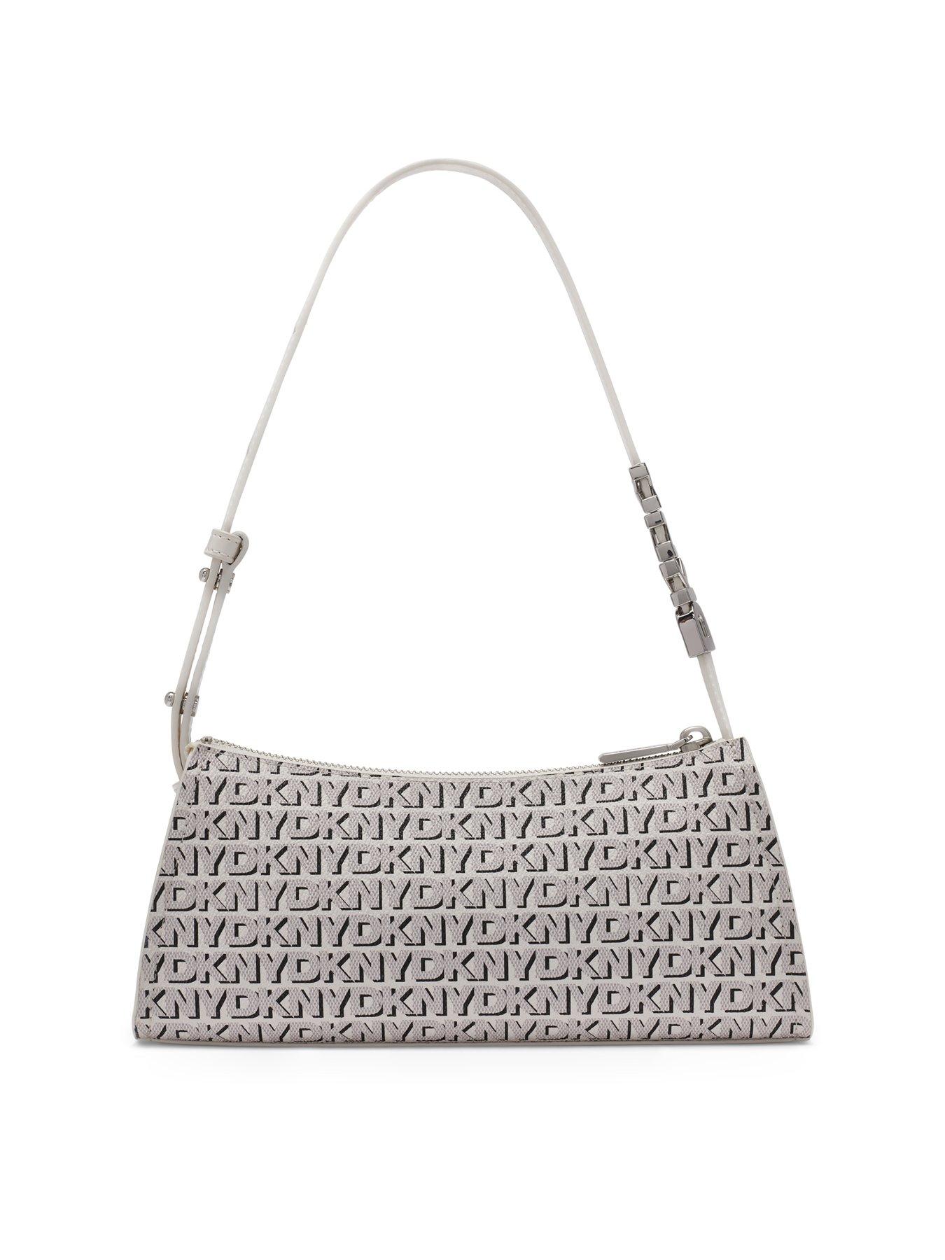  image of dkny-avril-tz-shoulder-bag-white