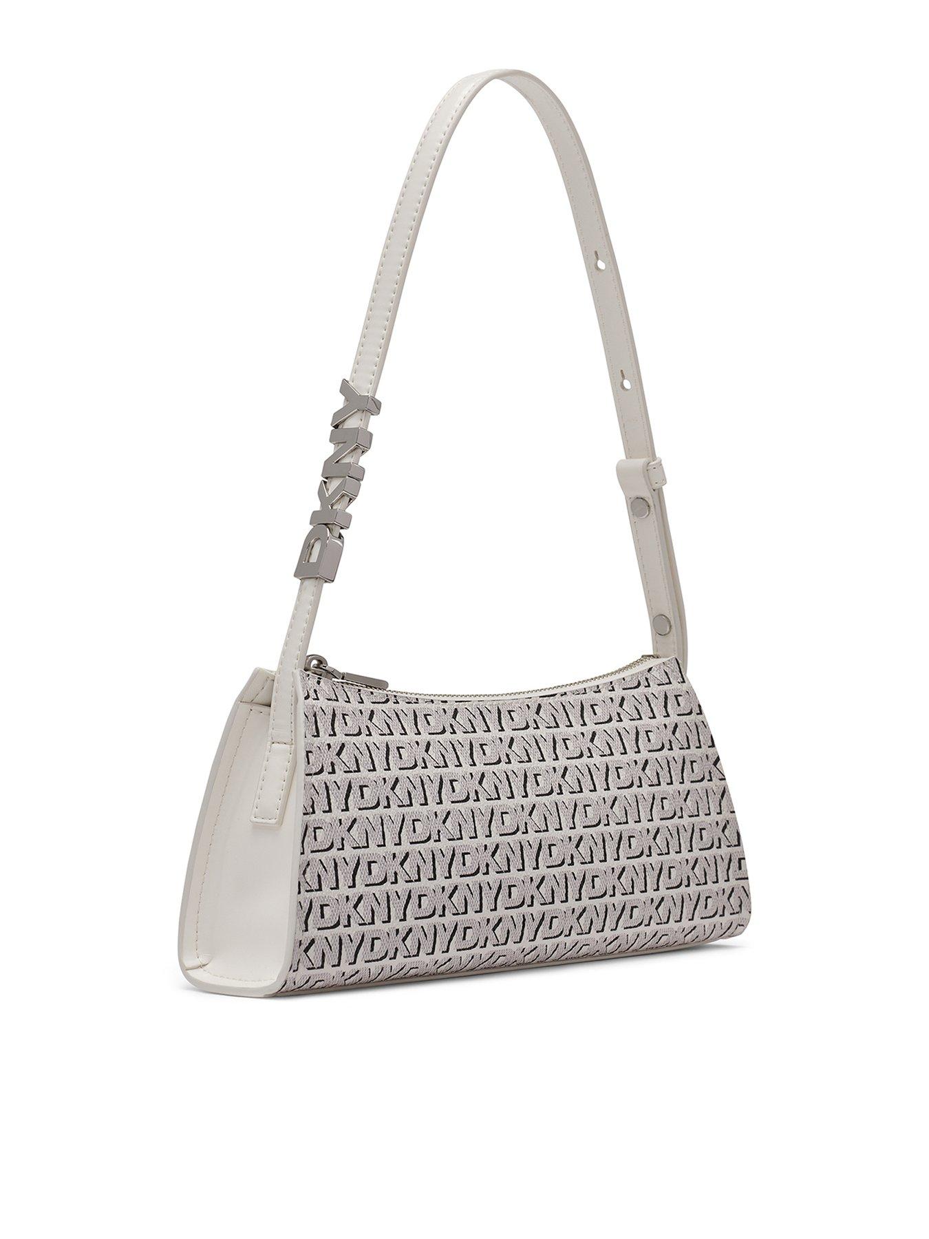  image of dkny-avril-tz-shoulder-bag-white