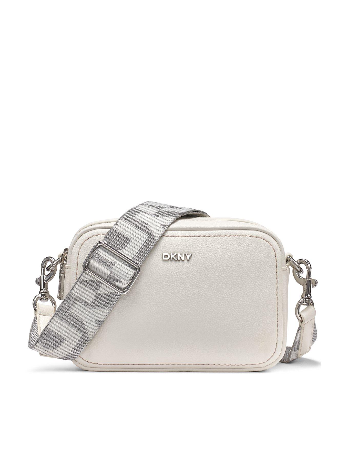 Image 1 of 5 of DKNY Nessa Camera Bag - White