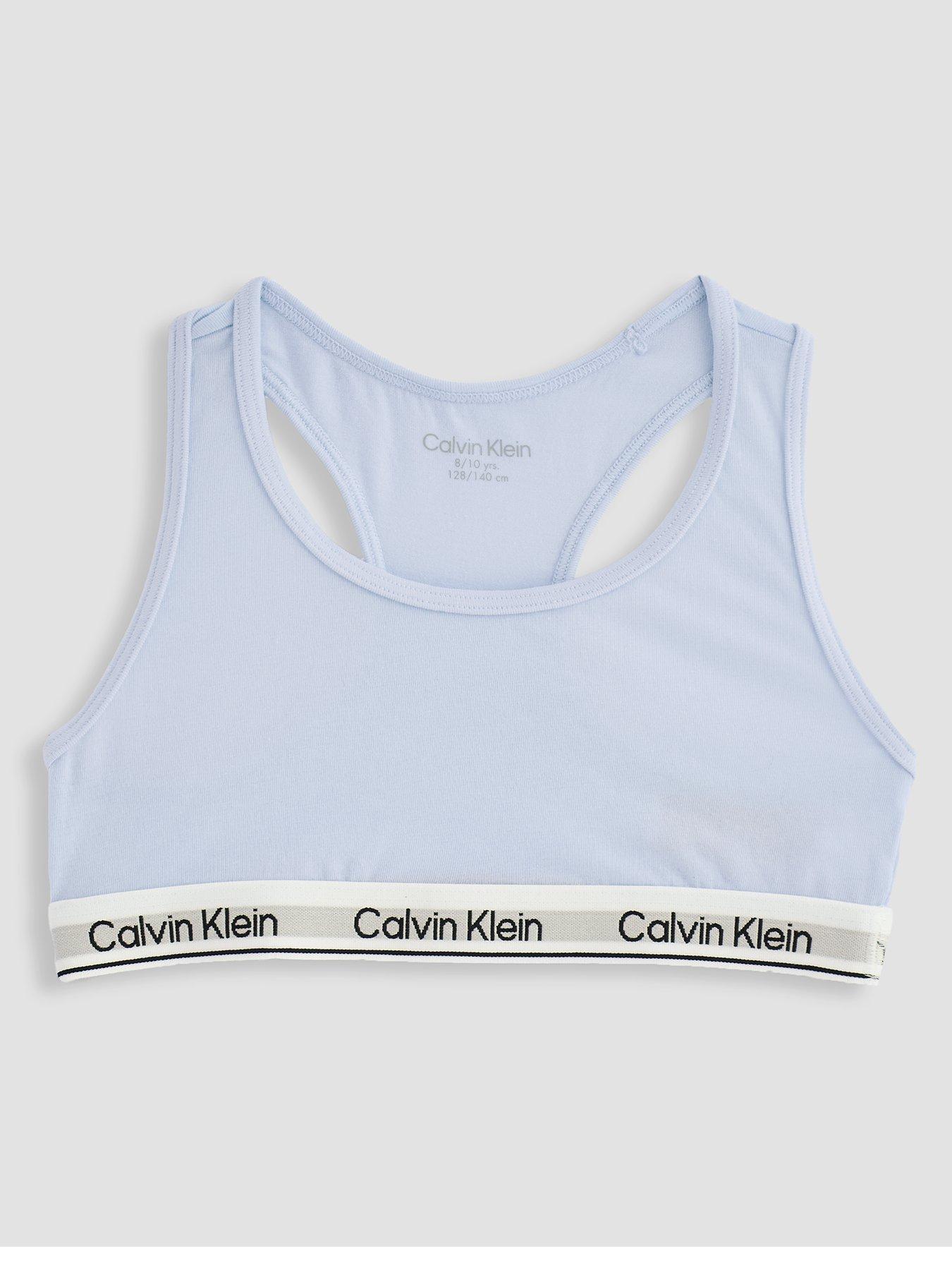 Image 2 of 5 of Calvin Klein Girls 2 Pack Modern Cotton Bralette - Multi